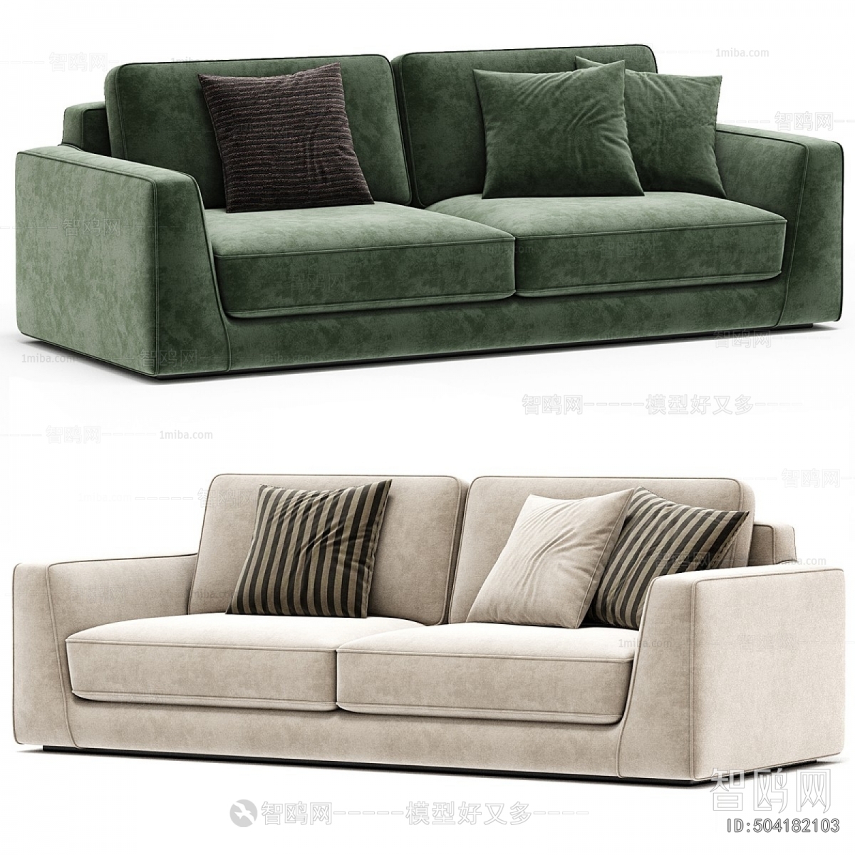 Modern Three-seat Sofa
