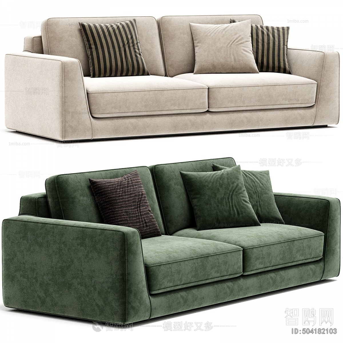Modern Three-seat Sofa