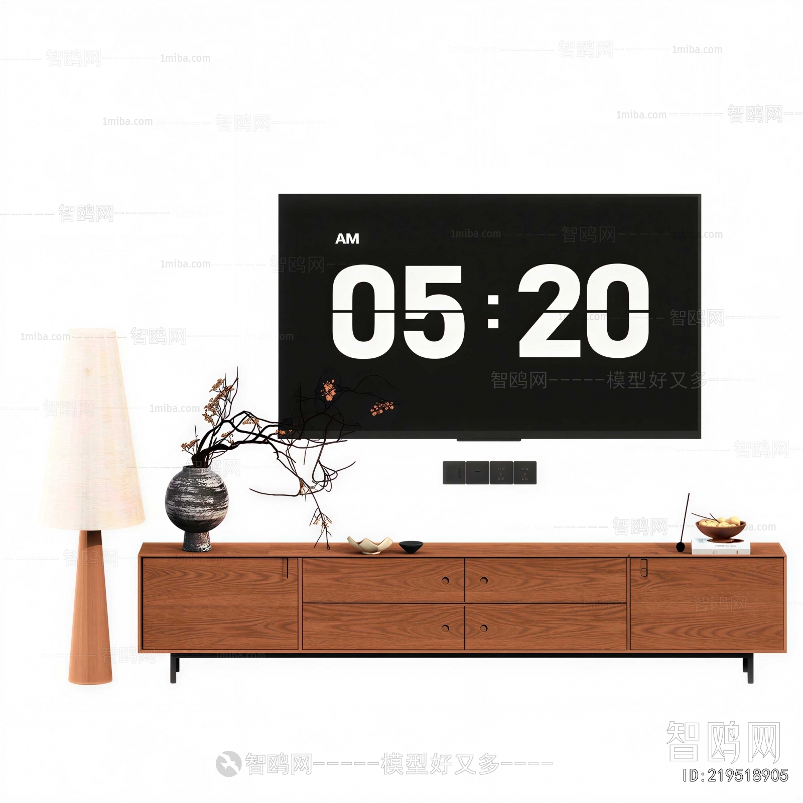 New Chinese Style TV Cabinet