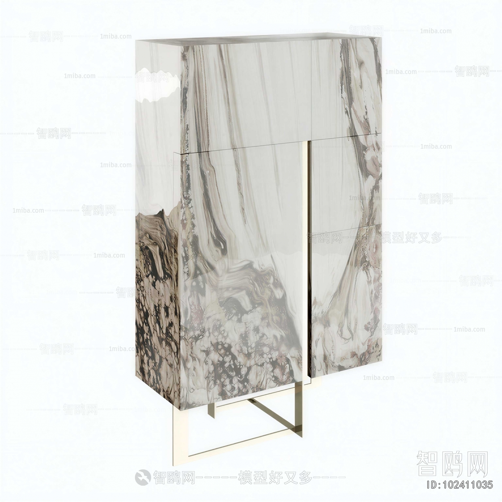 New Chinese Style Decorative Cabinet