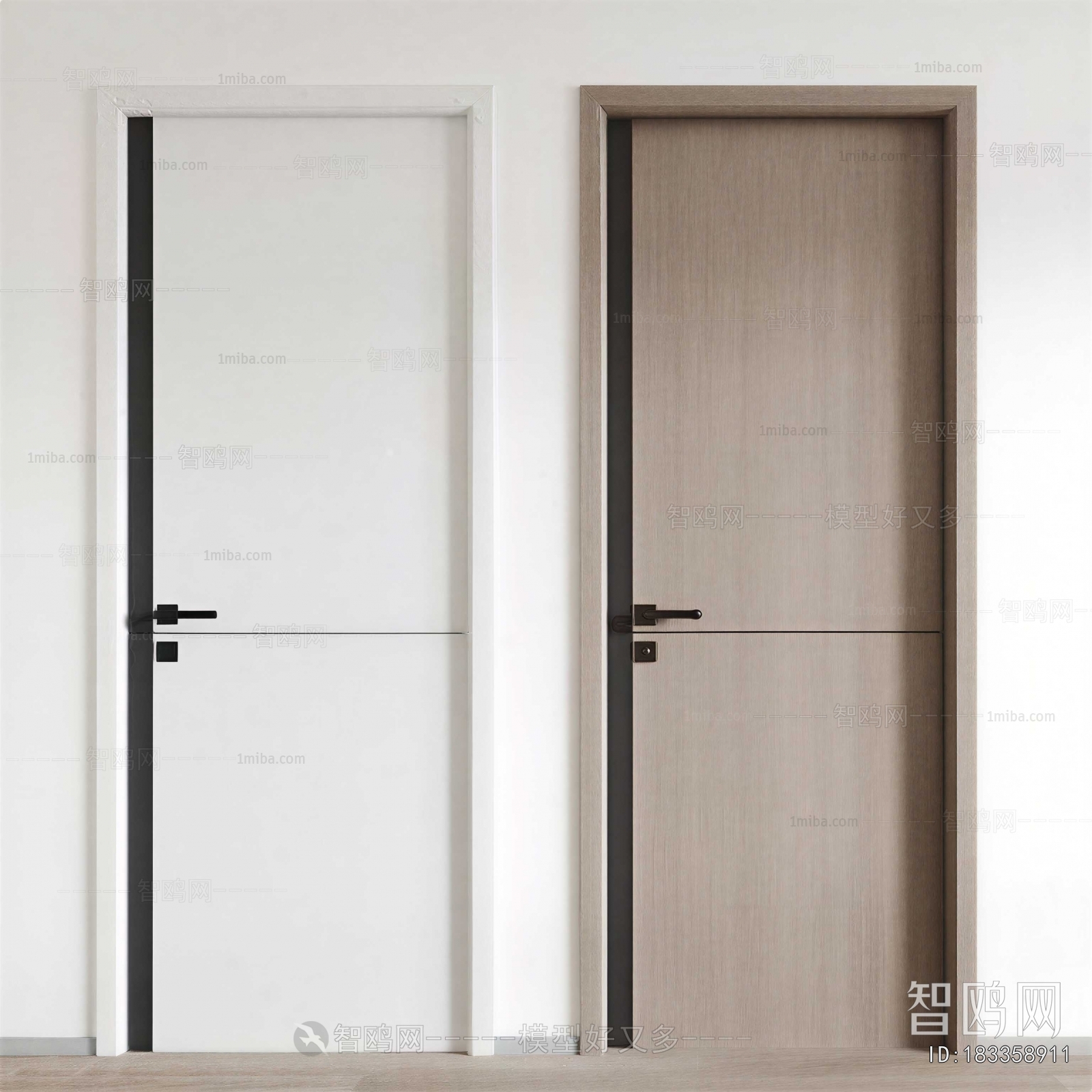 Modern Single Door