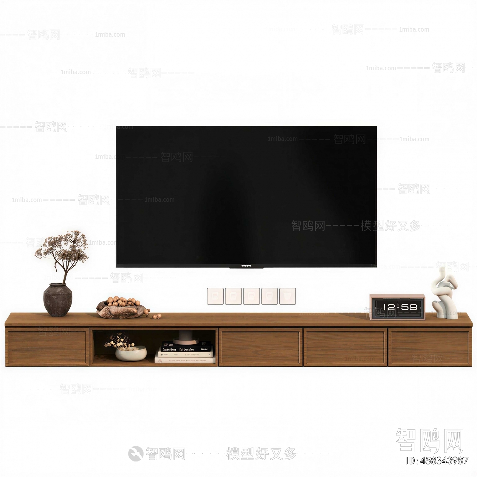 New Chinese Style TV Cabinet