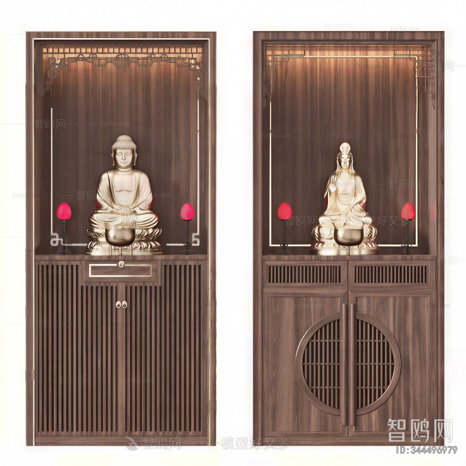 New Chinese Style Buddhist Niche