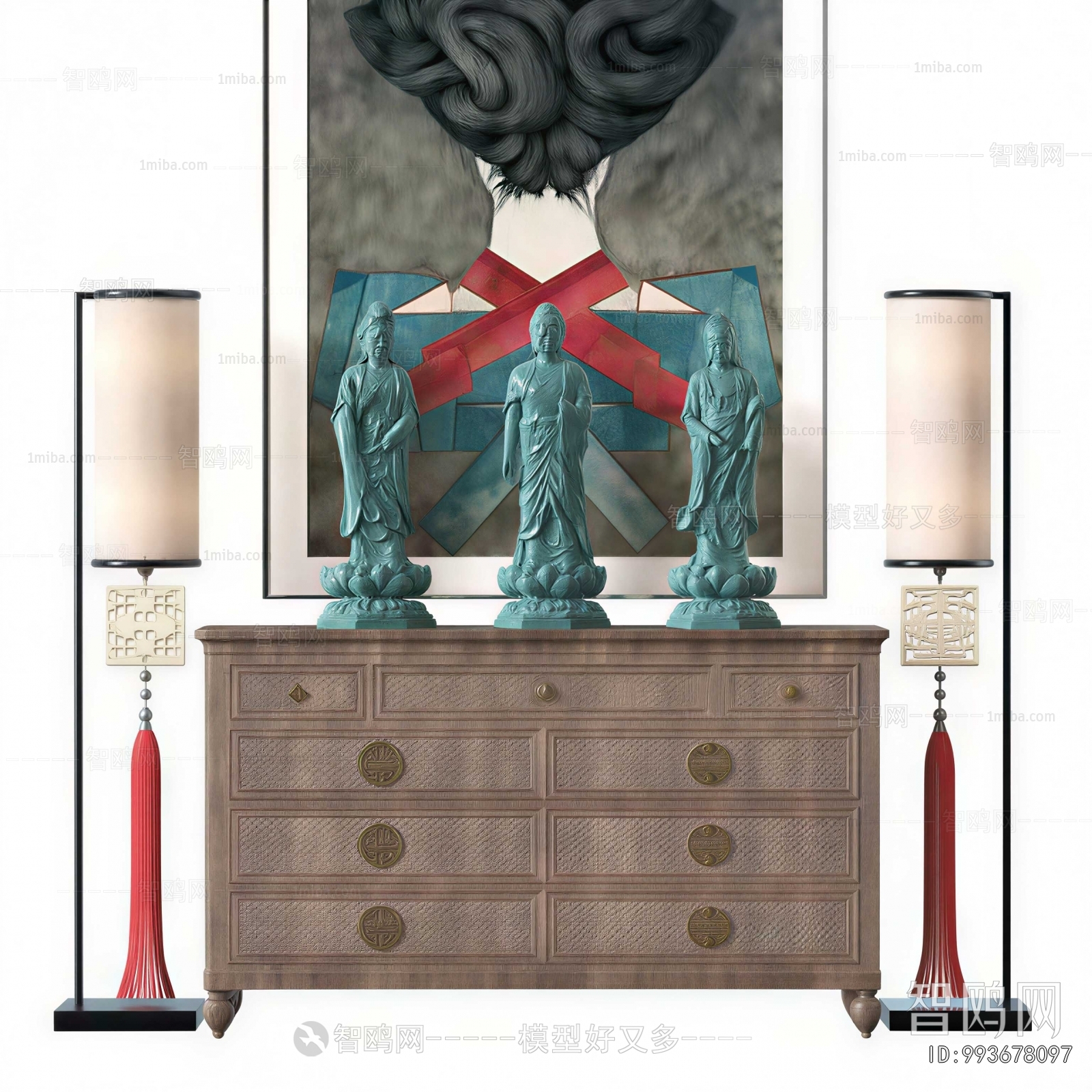 Chinese Style Buddhist Niche