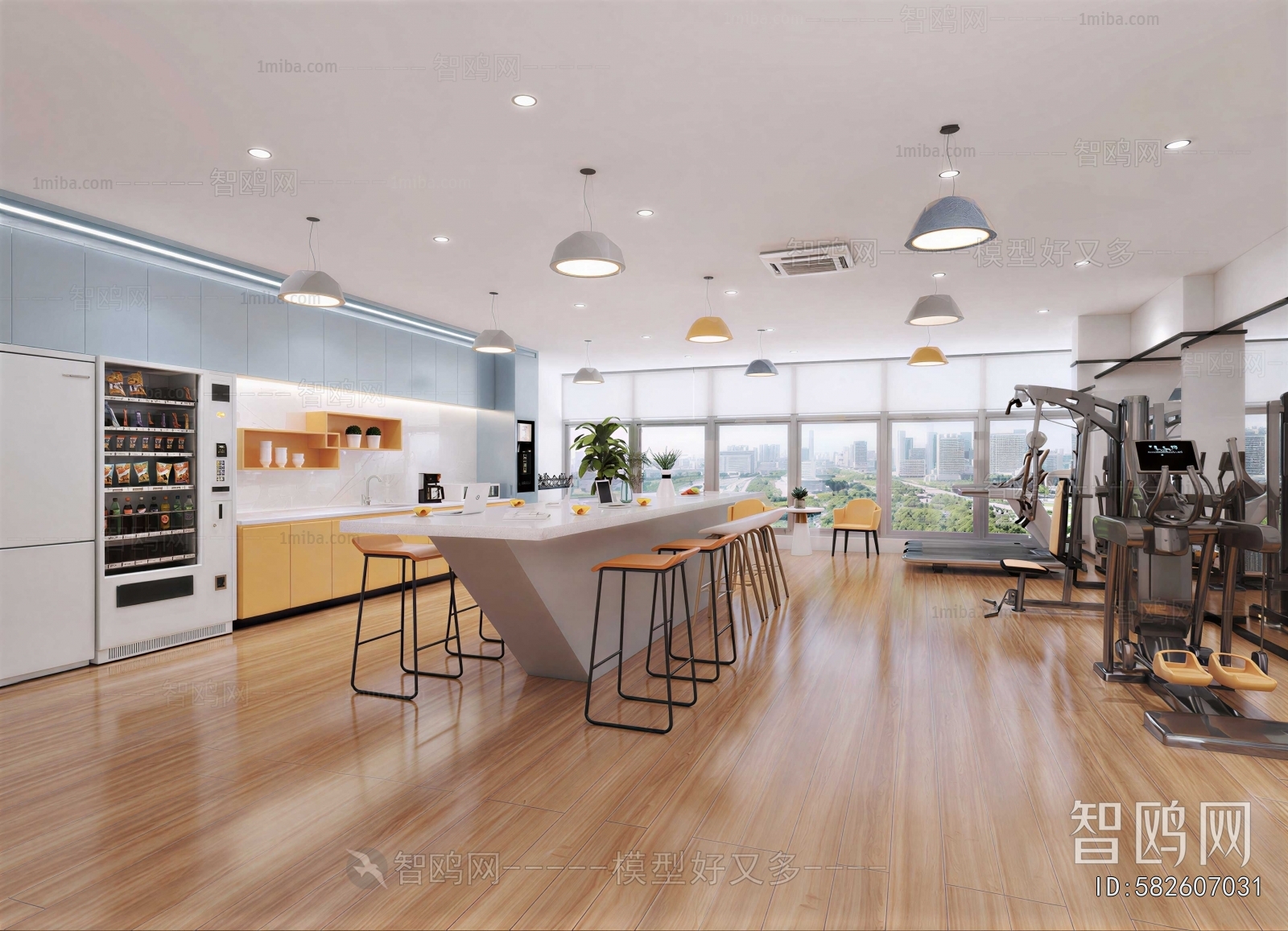 Modern Office Rest Area