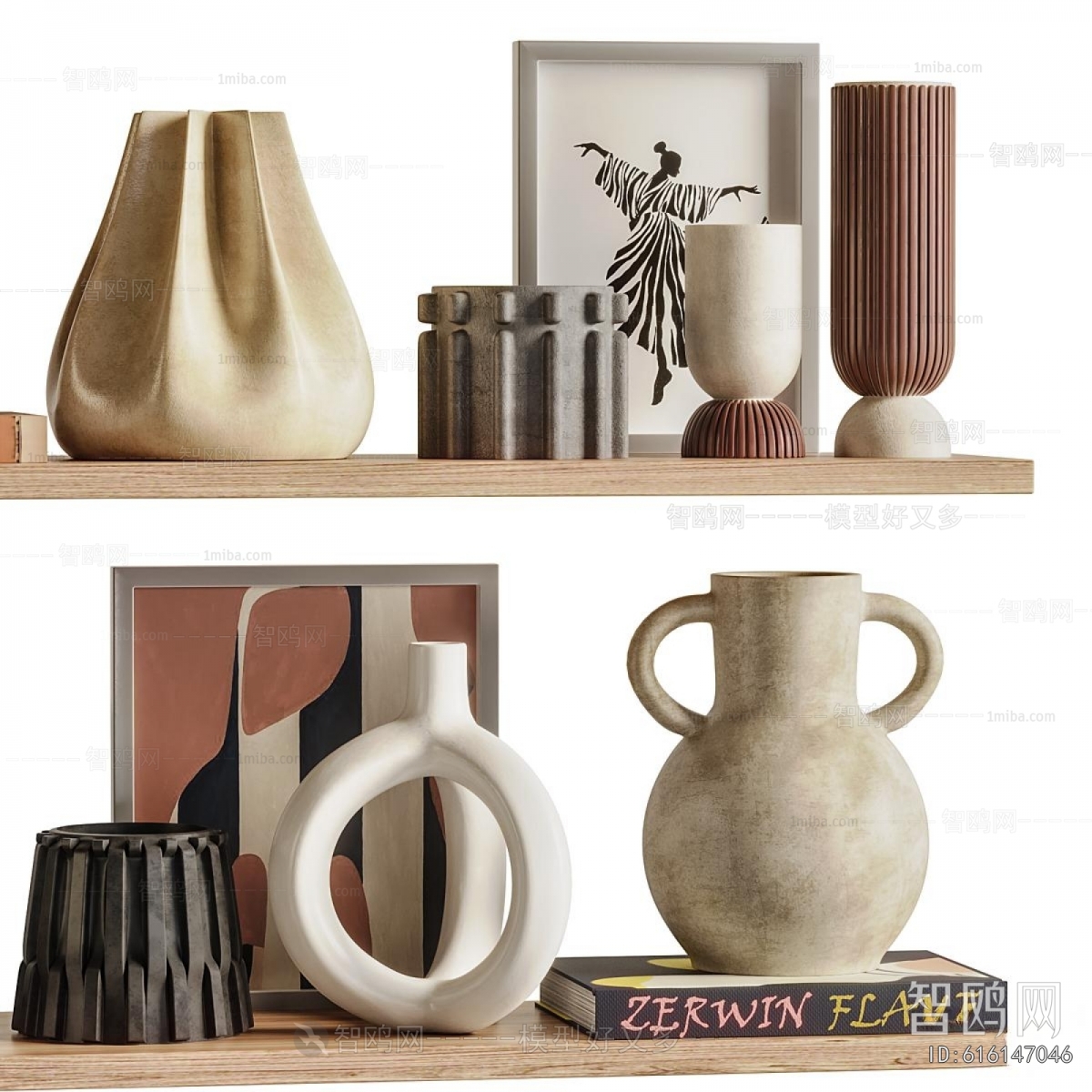 Wabi-sabi Style Clay Pot