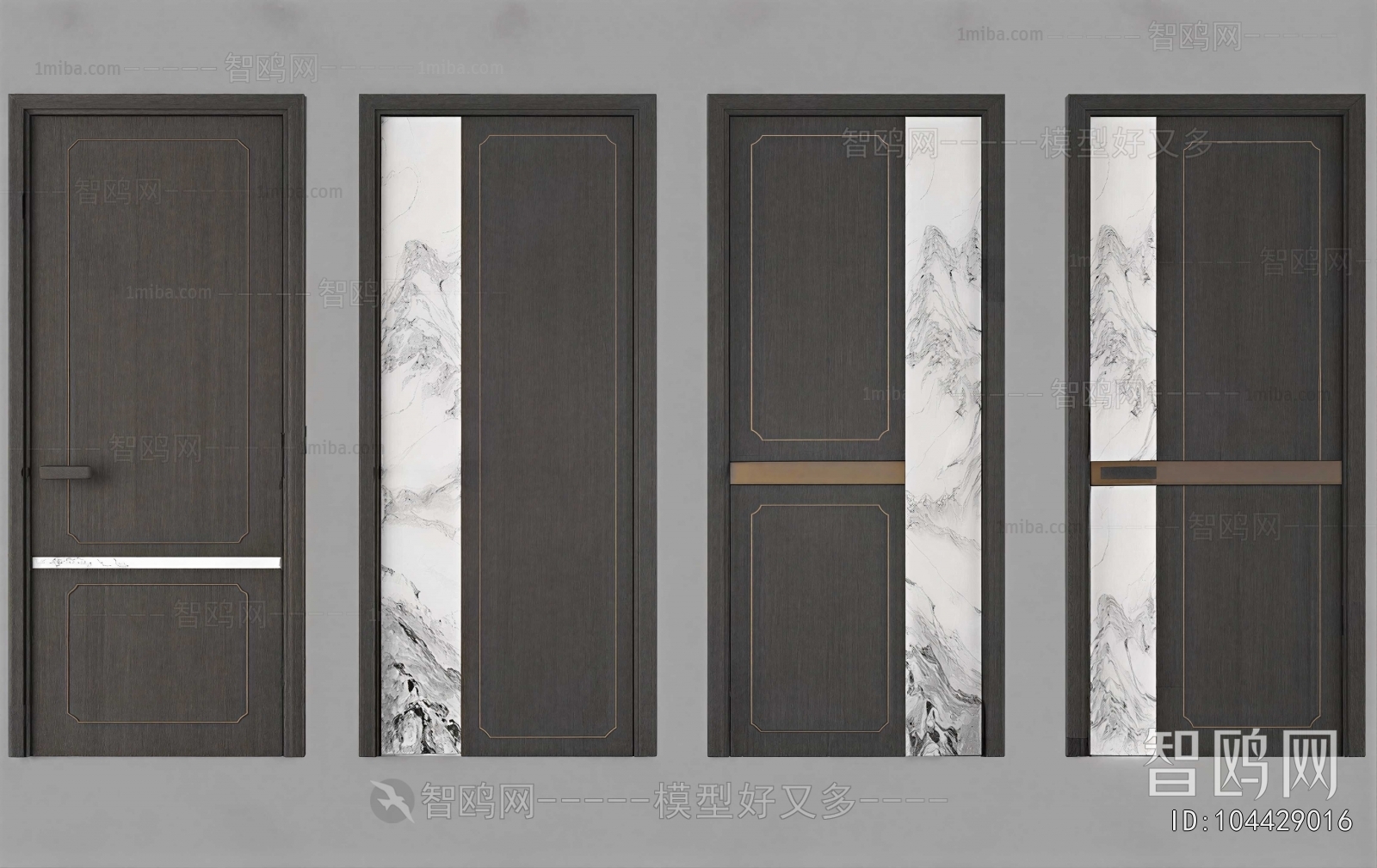 New Chinese Style Single Door