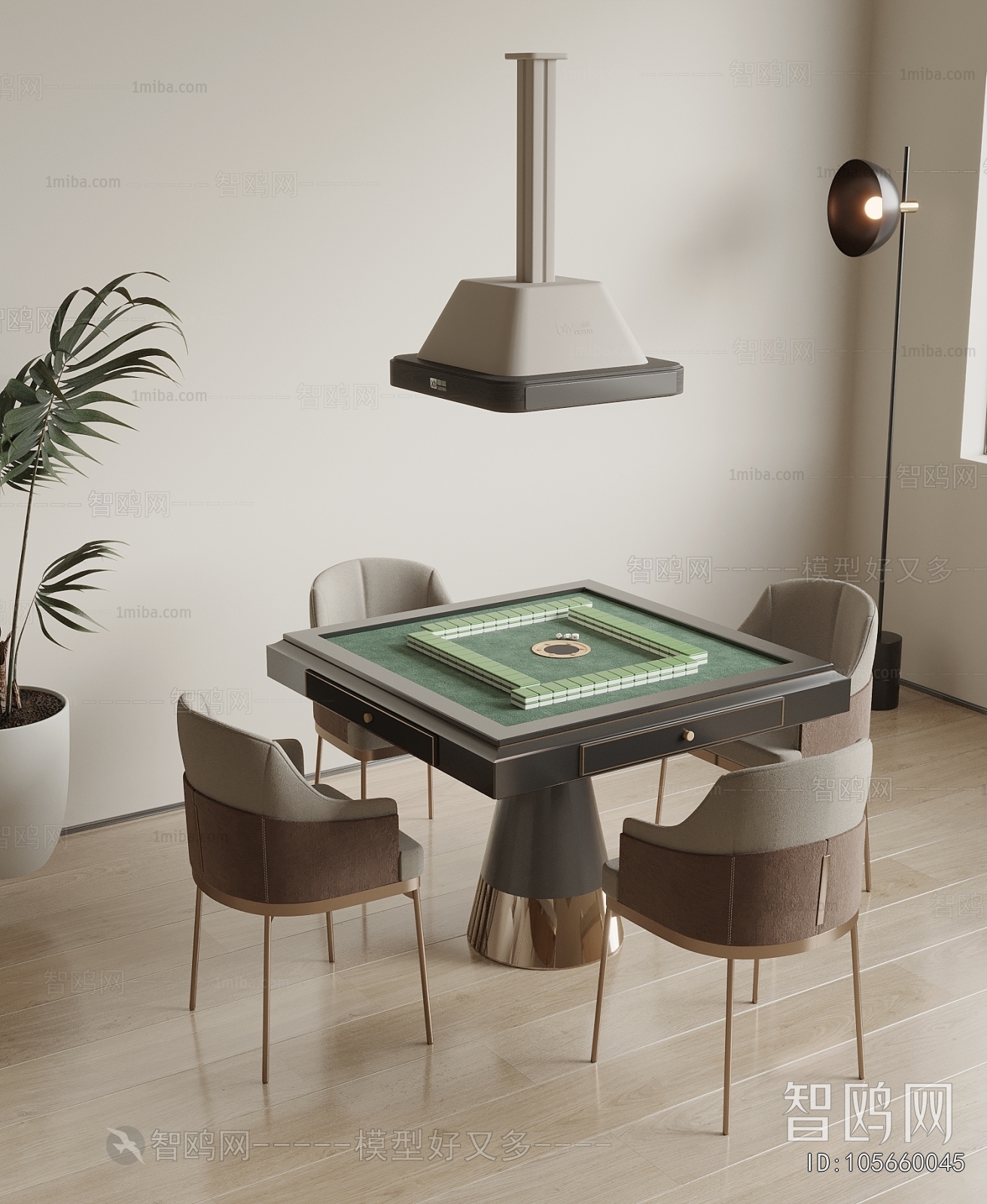 Modern Mahjong Tables And Chairs