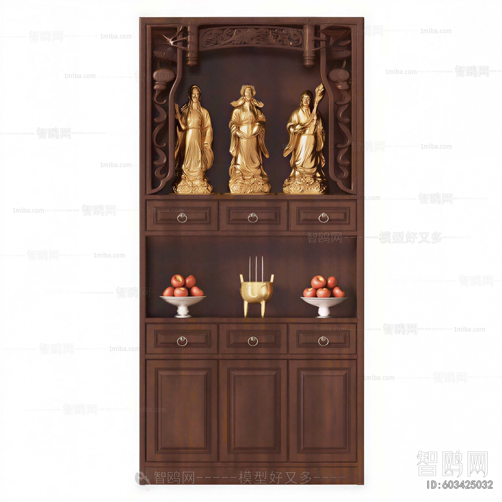 Chinese Style Buddhist Niche