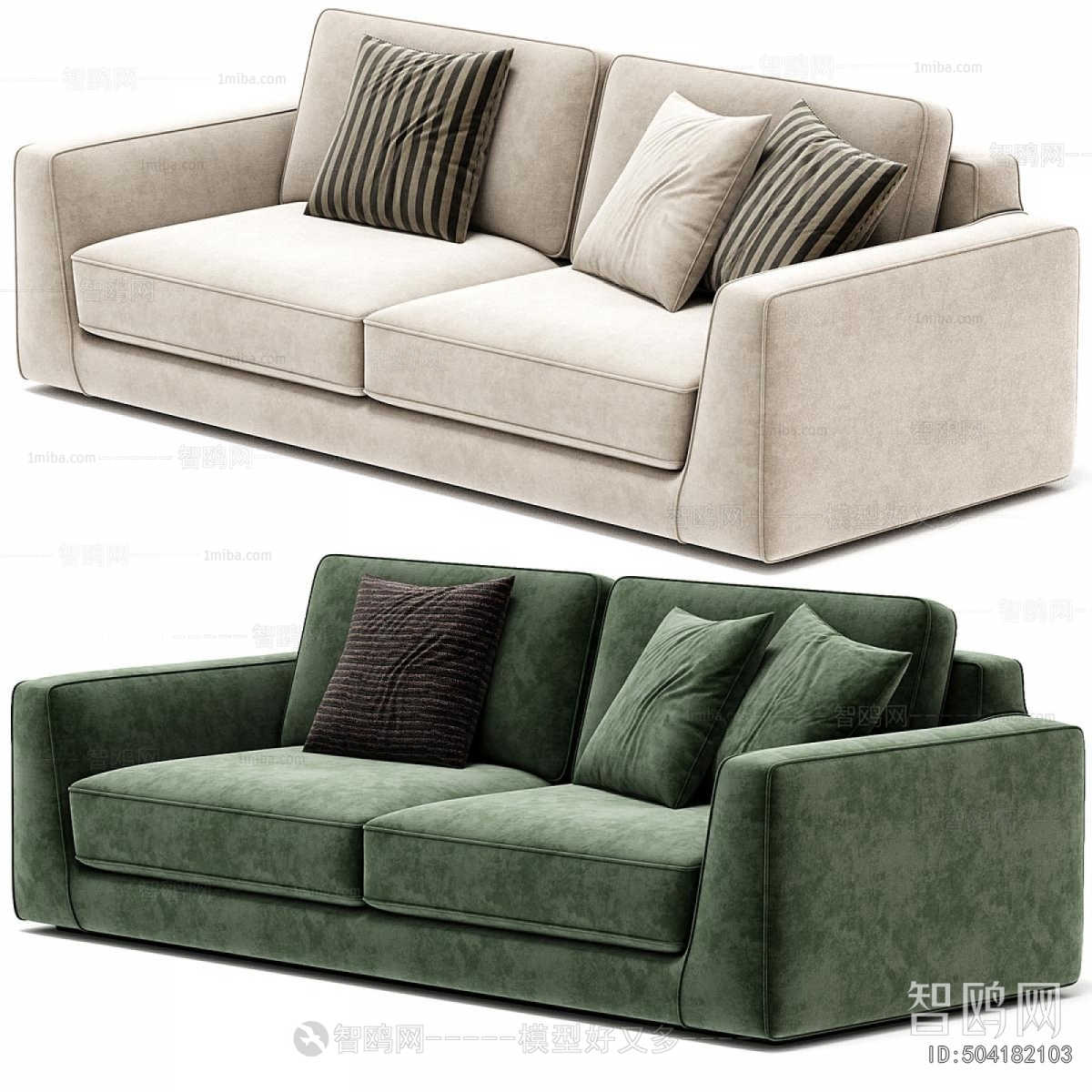 Modern Three-seat Sofa