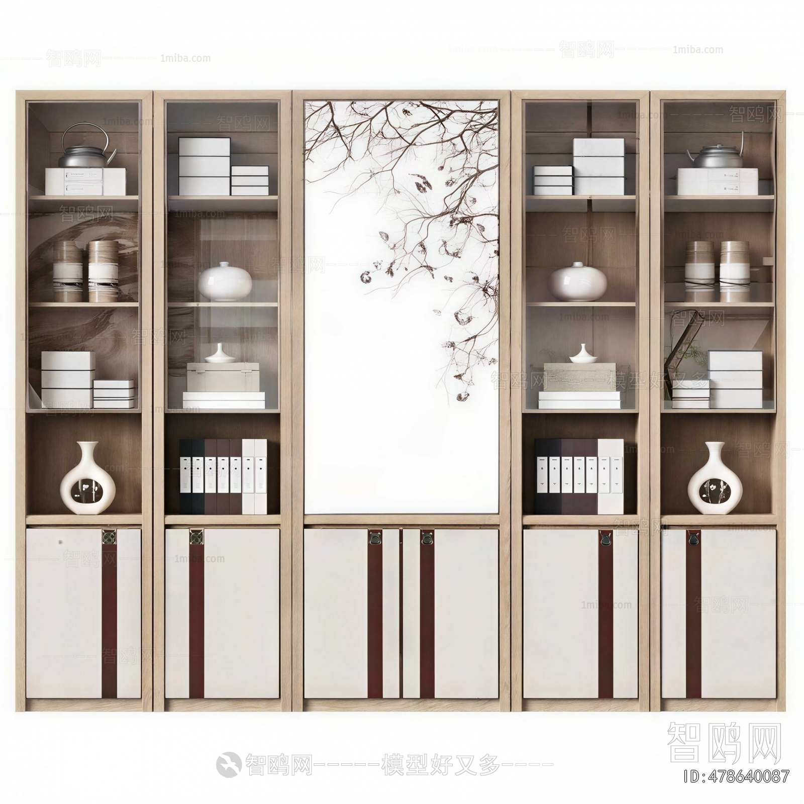 New Chinese Style Bookcase