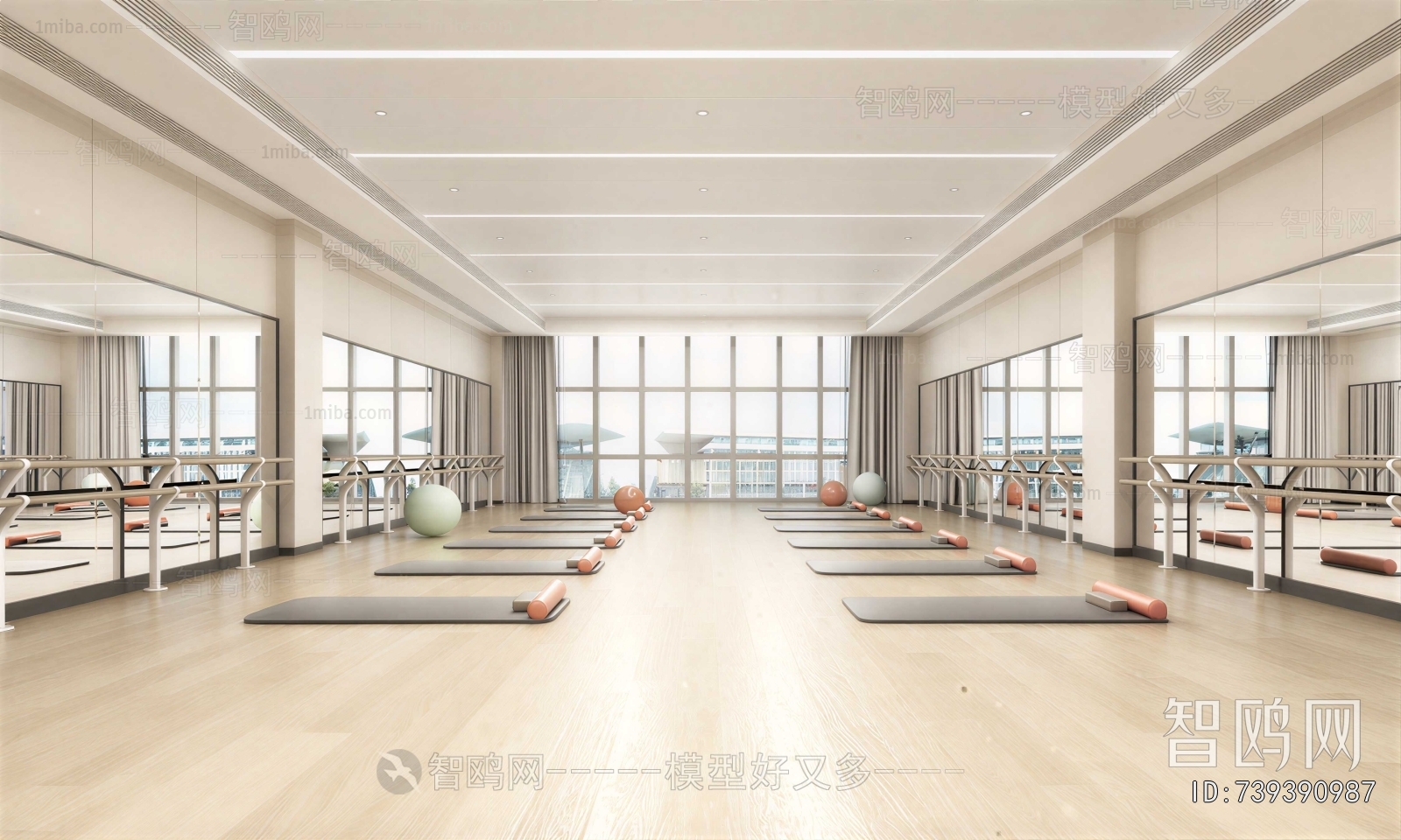 Modern Yoga Room