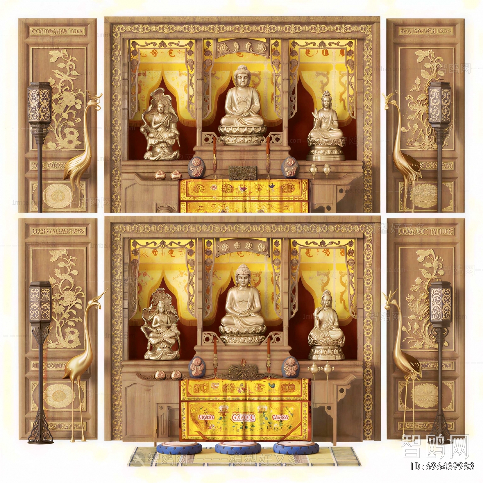 New Chinese Style Buddhist Niche