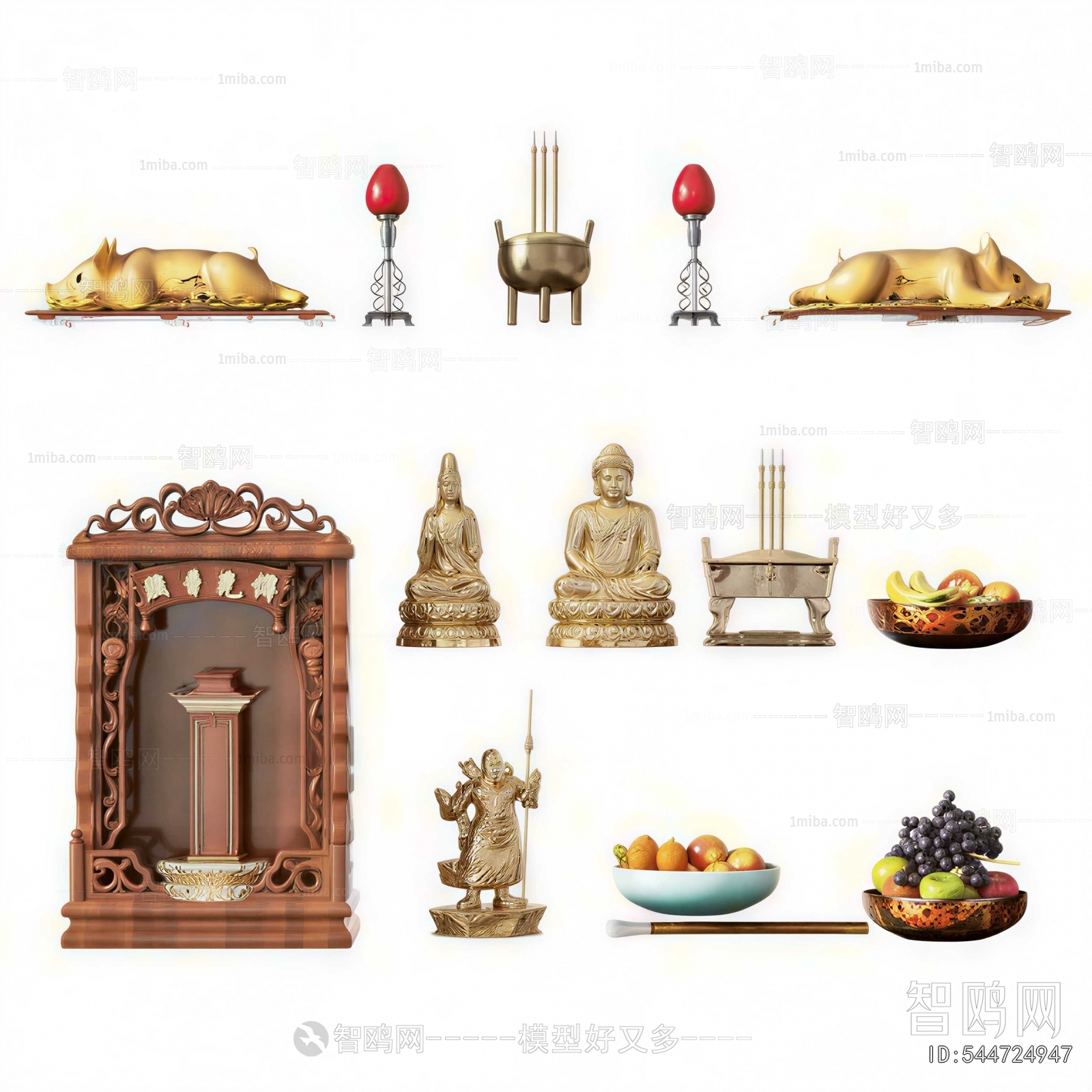 New Chinese Style Buddhist Niche