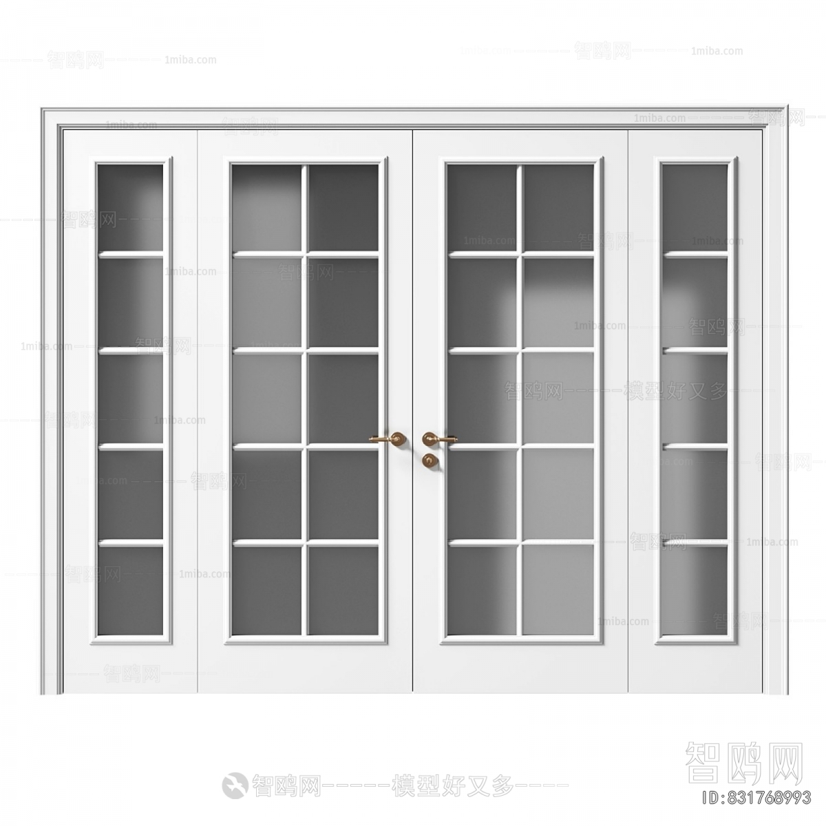 Simple European Style Double Door