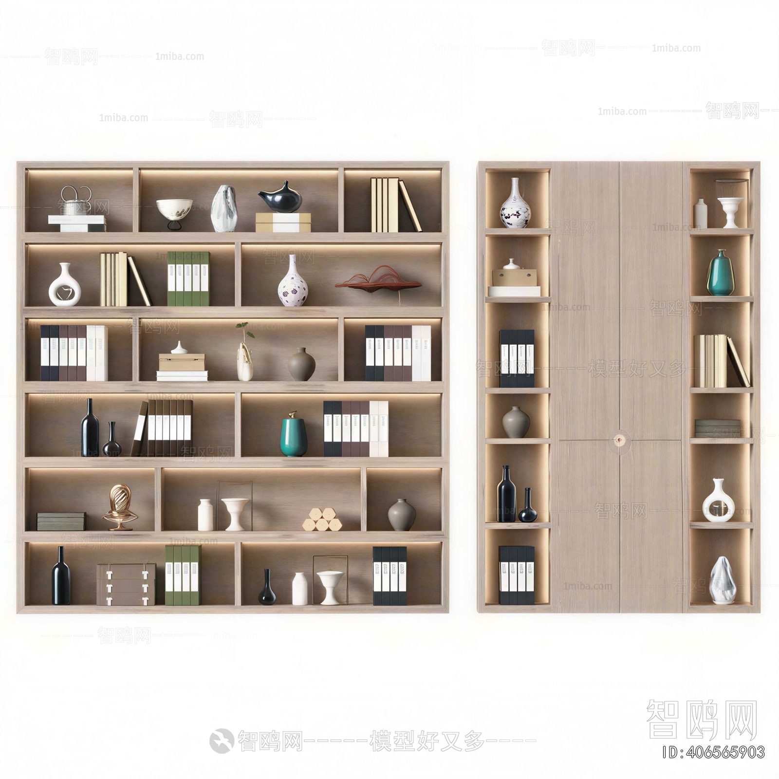 New Chinese Style Bookcase