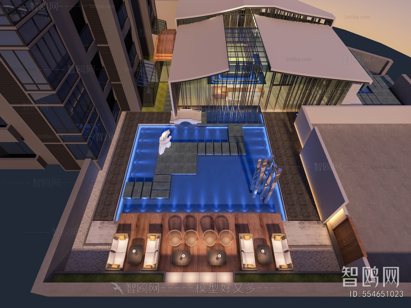 New Chinese Style Swimming Pool