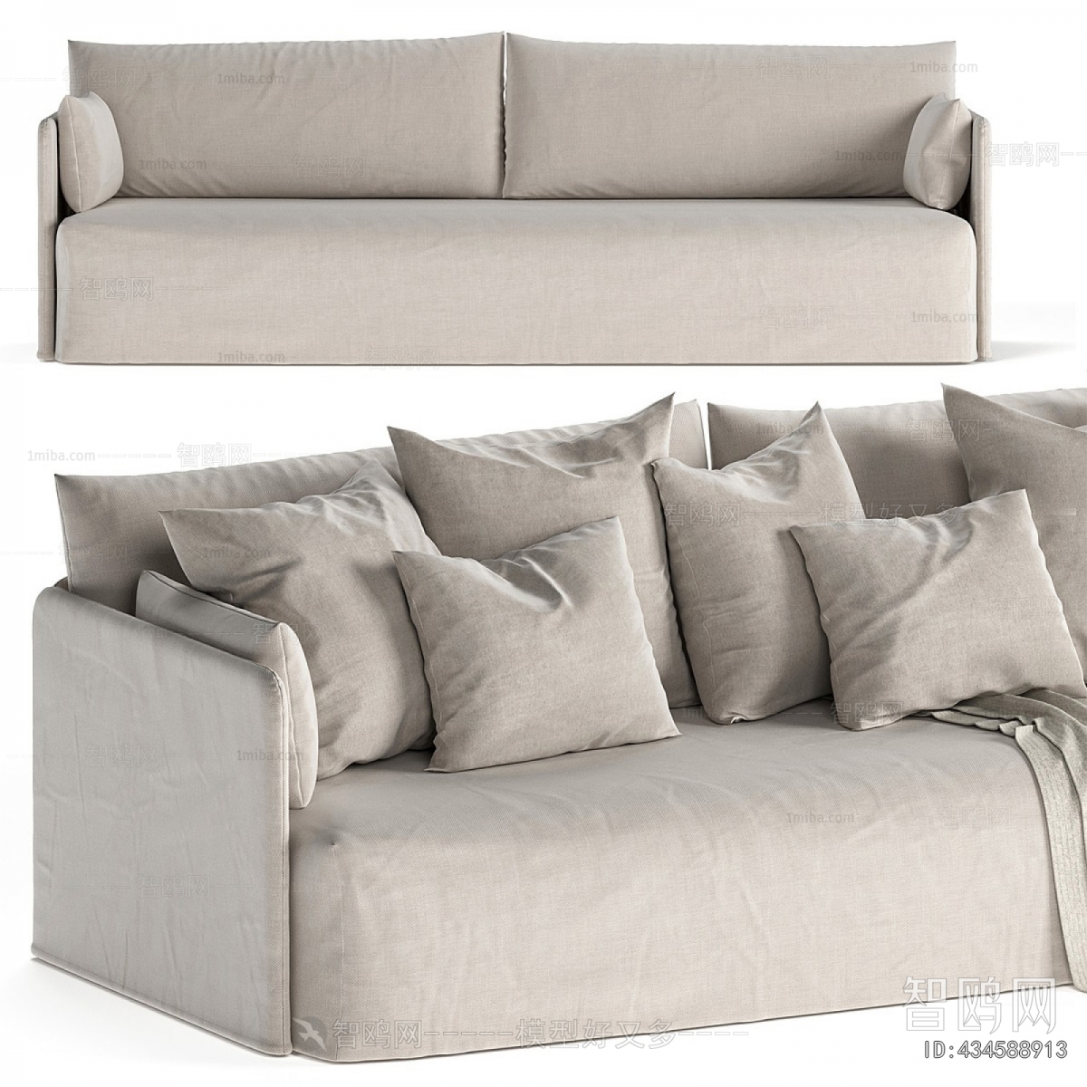 Modern Three-seat Sofa