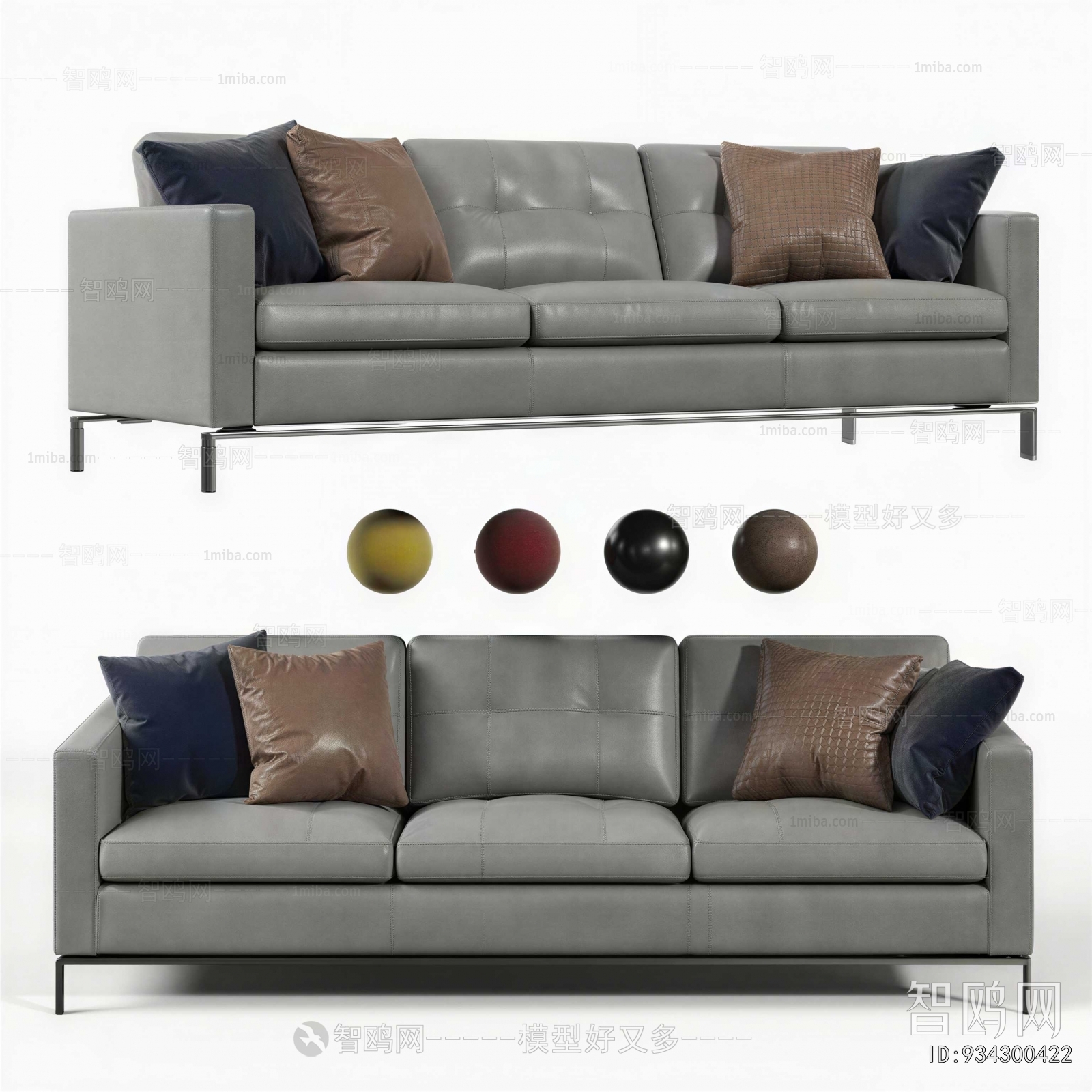 Modern Three-seat Sofa