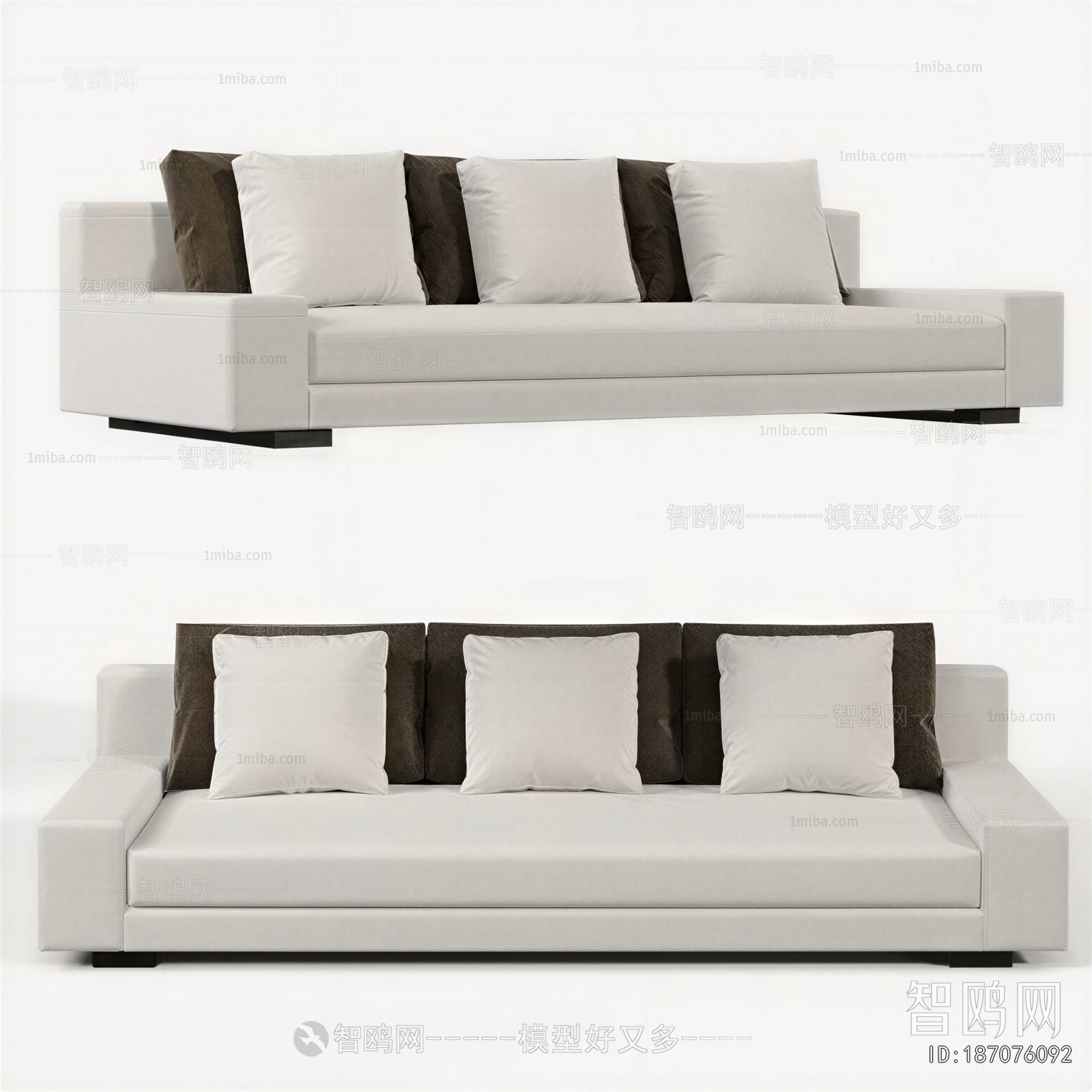 Modern Three-seat Sofa