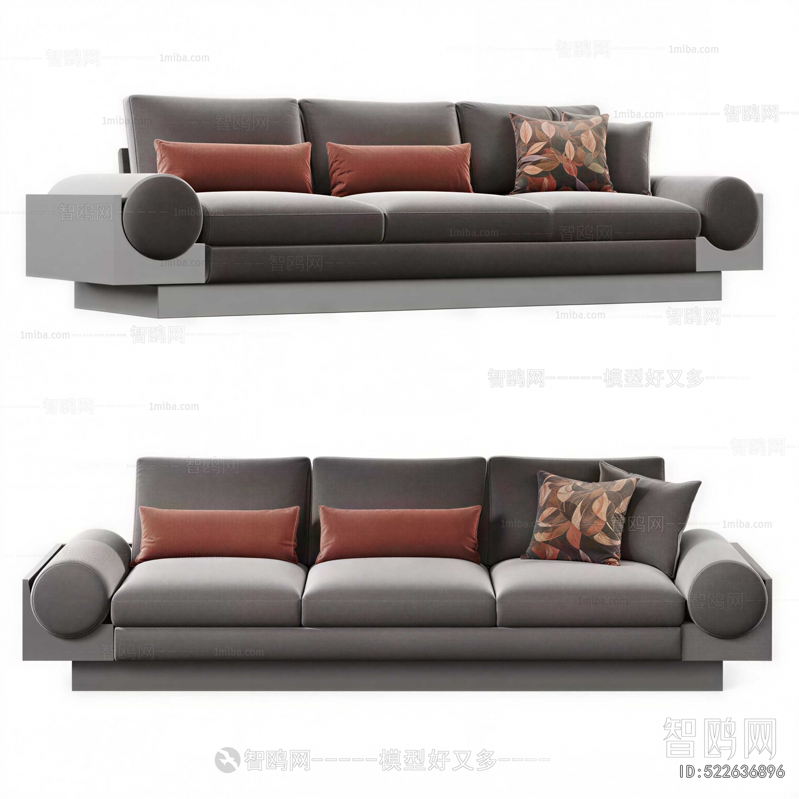 Modern Three-seat Sofa