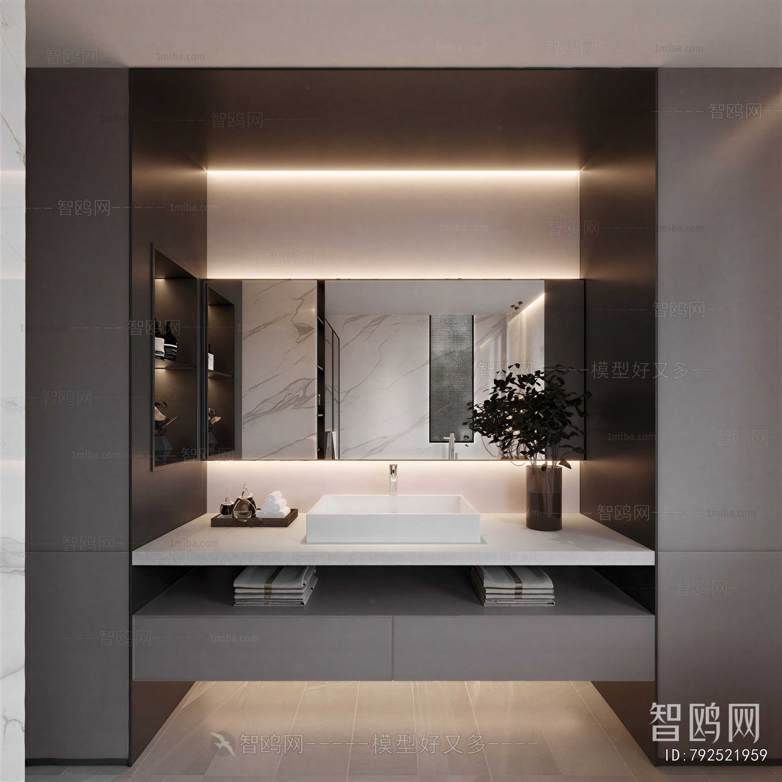 Modern Bathroom Cabinet