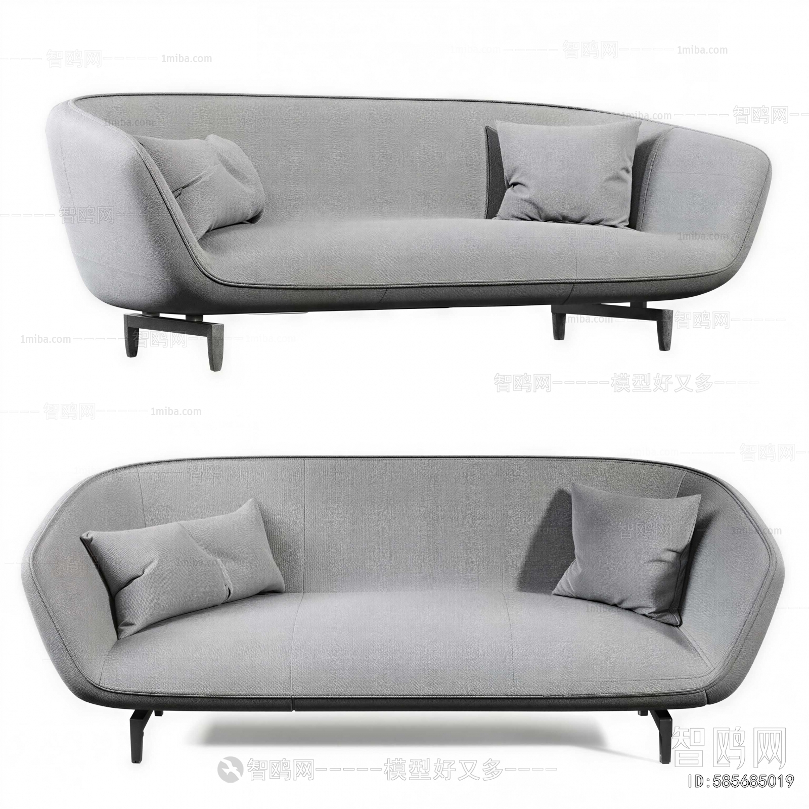 Modern Three-seat Sofa