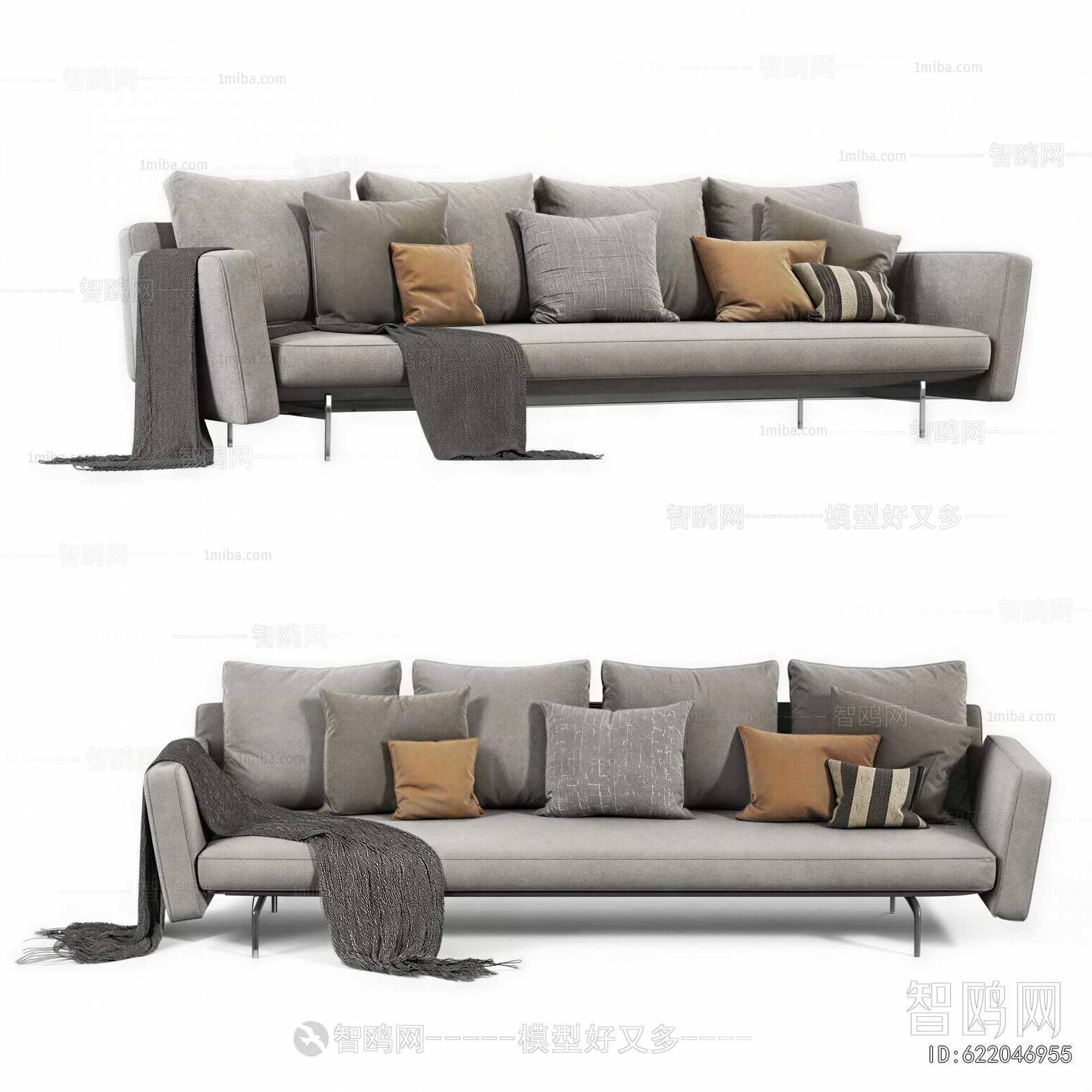 Modern Three-seat Sofa