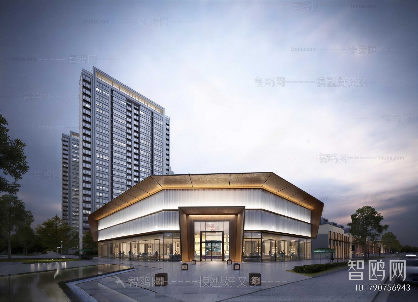 Modern Appearance Of Commercial Building