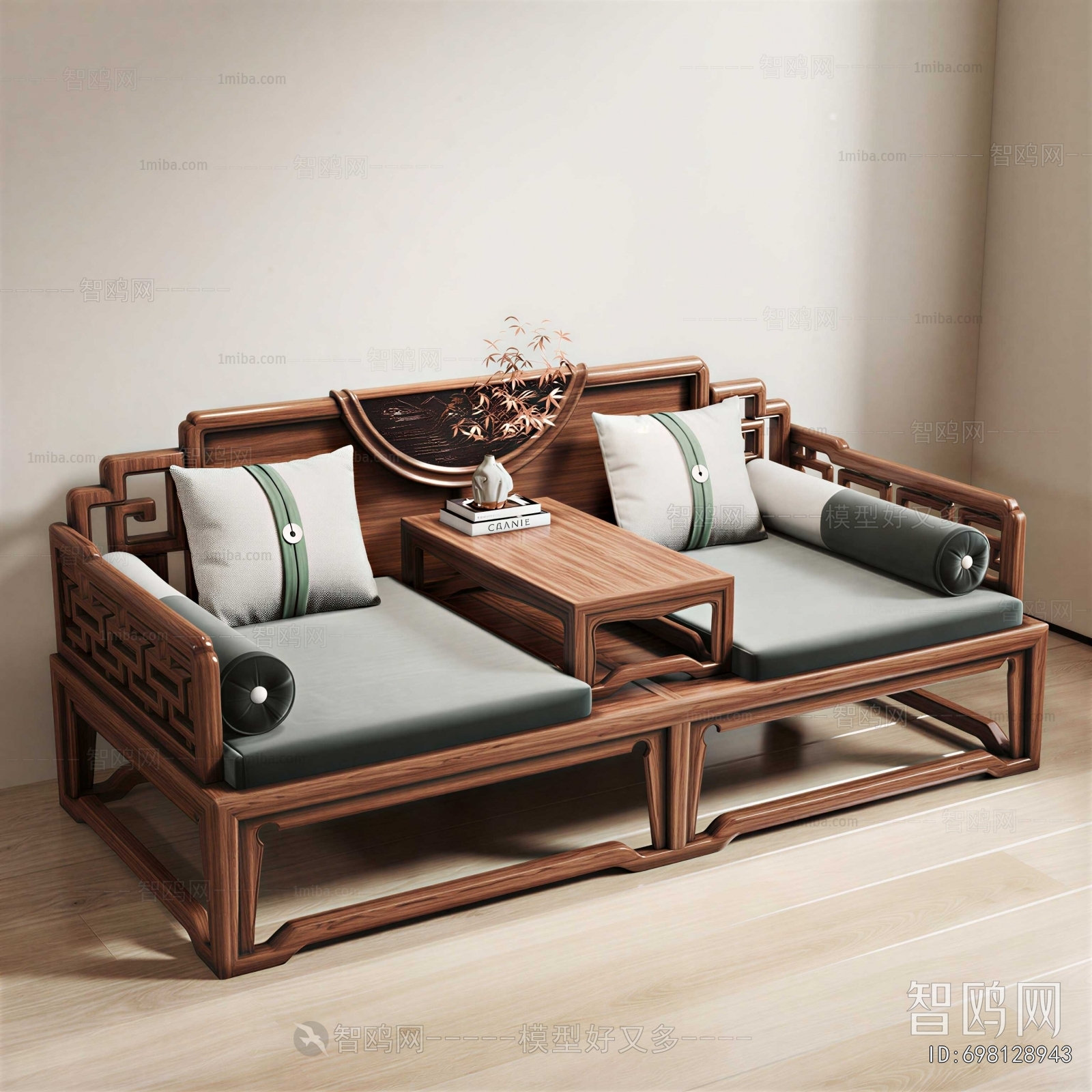 New Chinese Style Arhat Bed