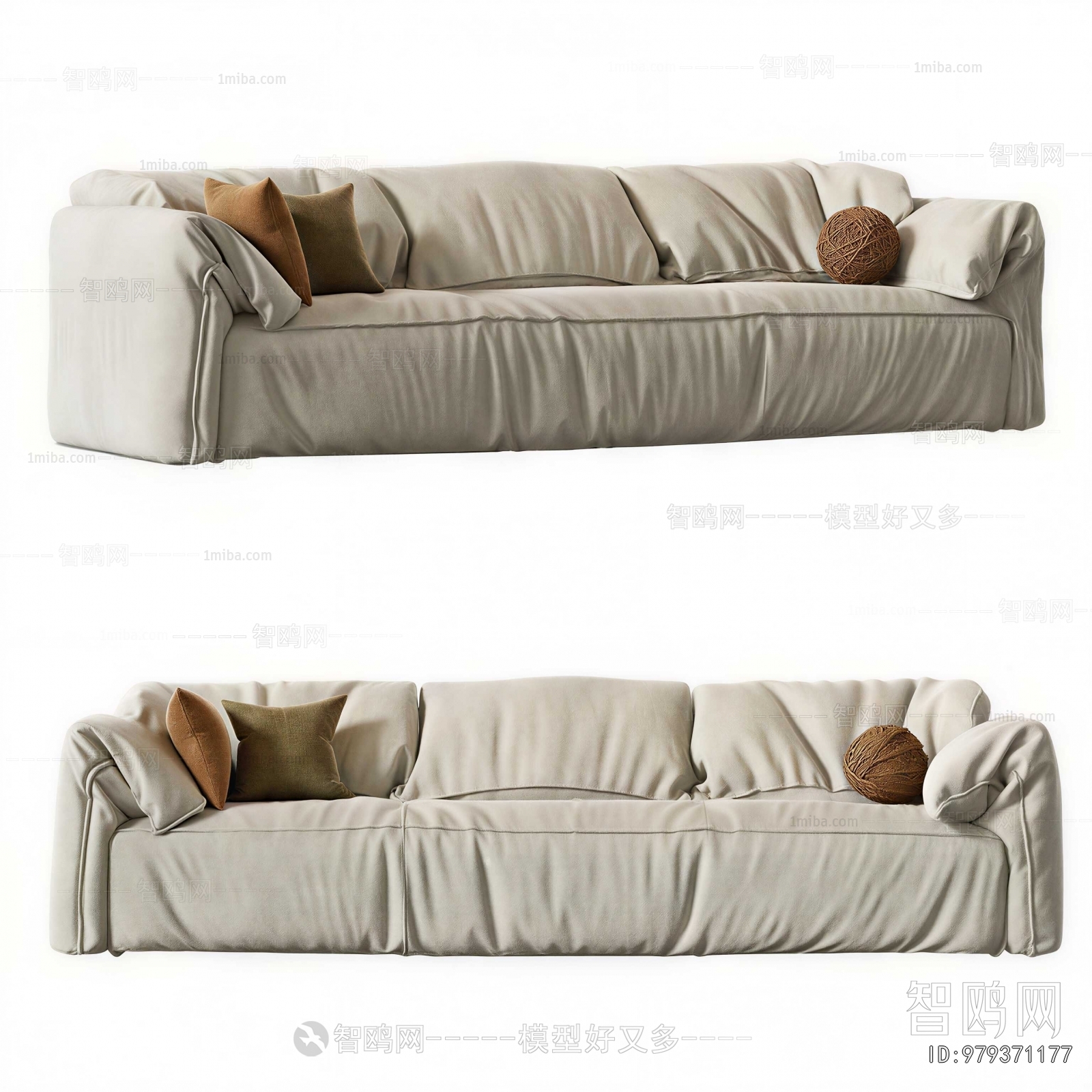 Modern Three-seat Sofa