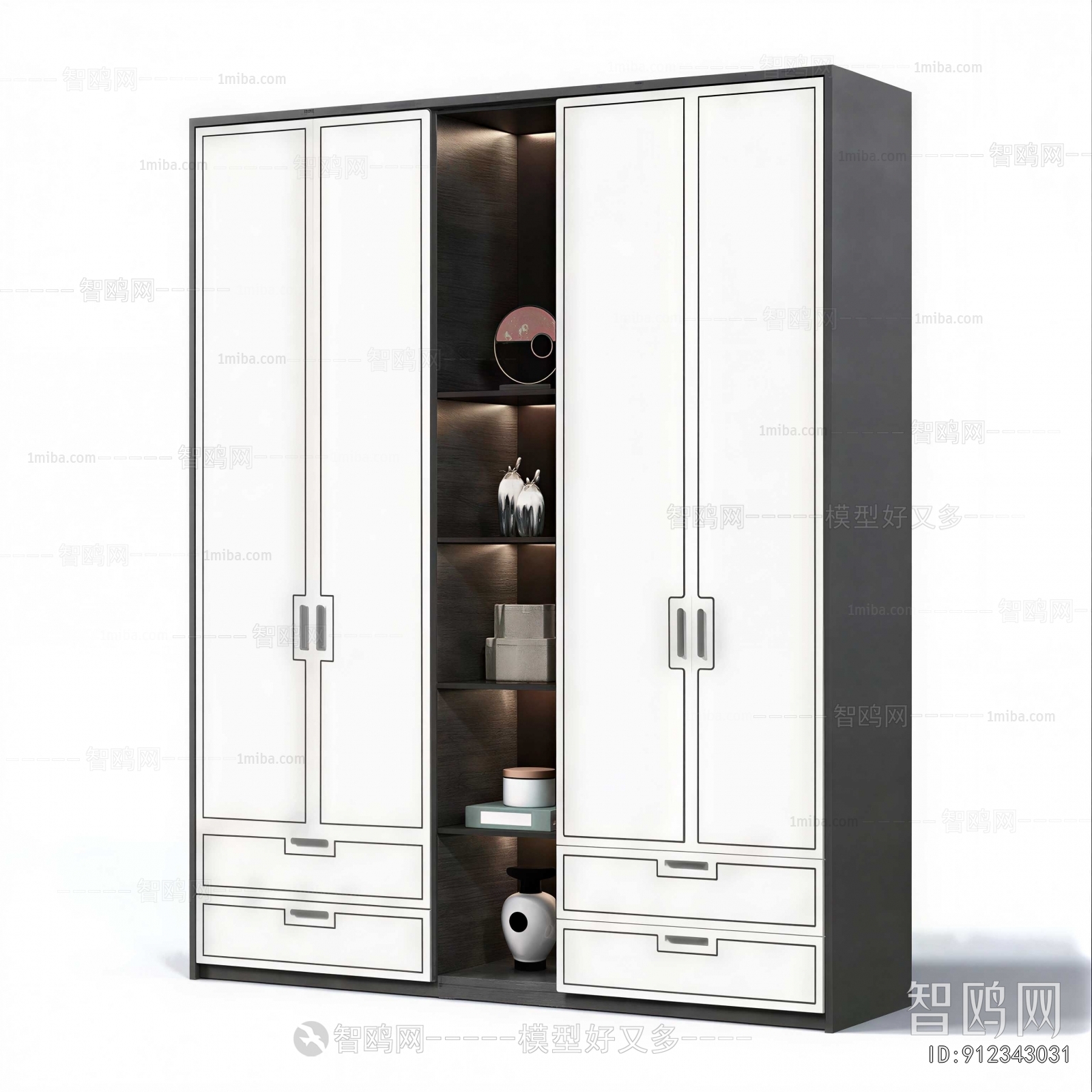 New Chinese Style The Wardrobe