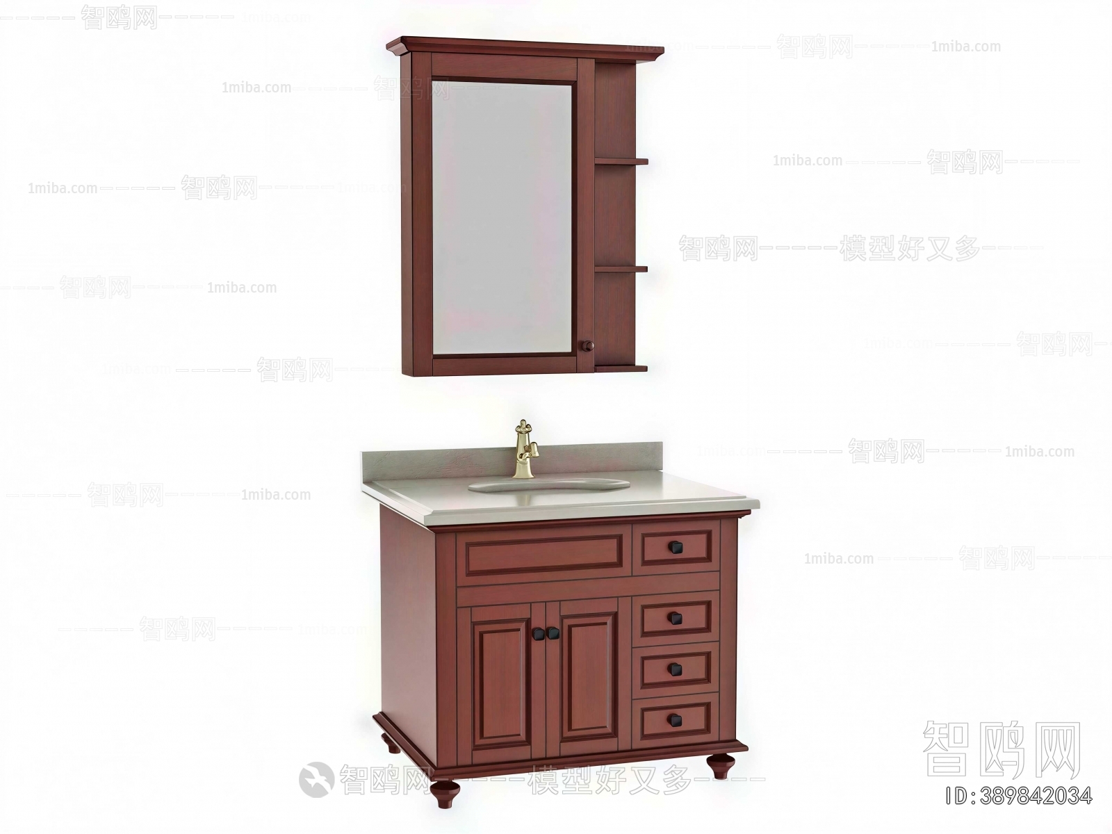 European Style Bathroom Cabinet