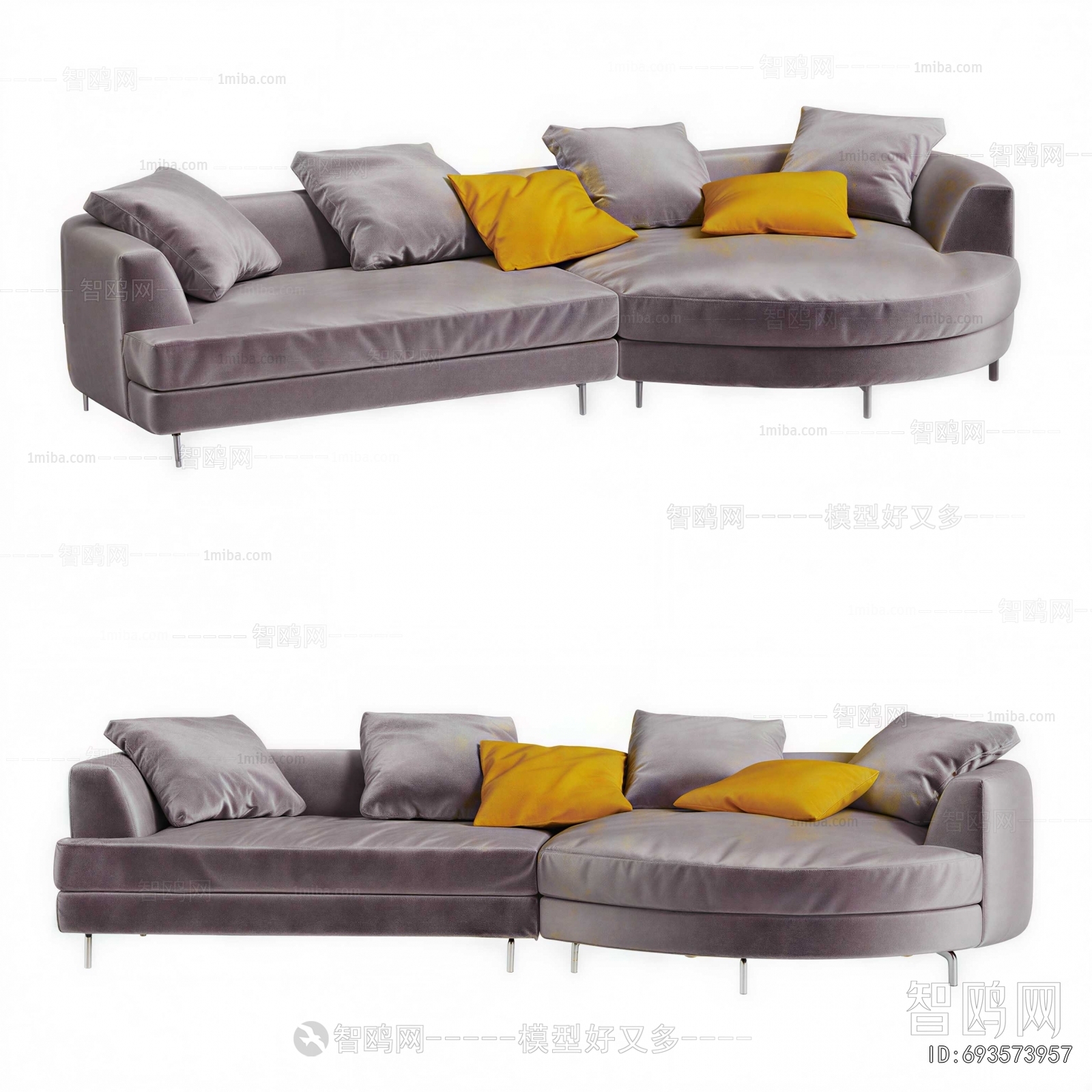 Modern Multi Person Sofa