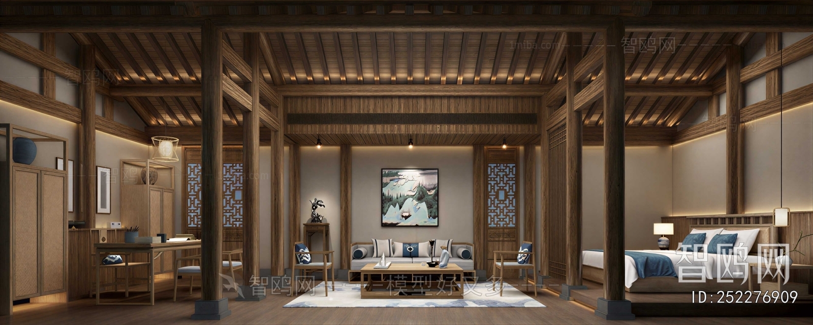 Chinese Style Guest Room