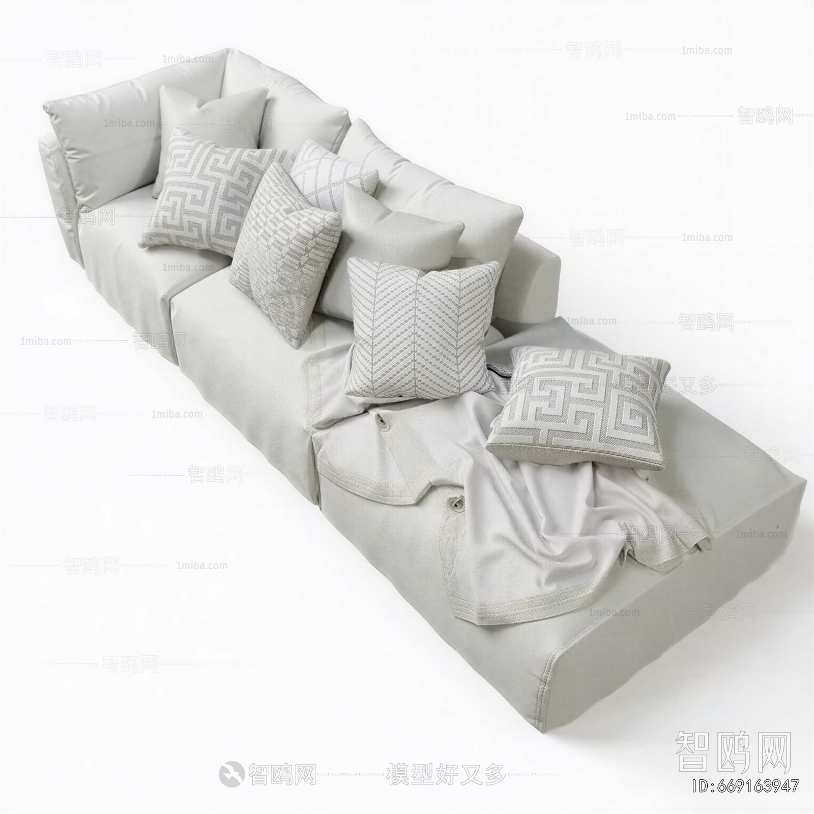 Modern Three-seat Sofa