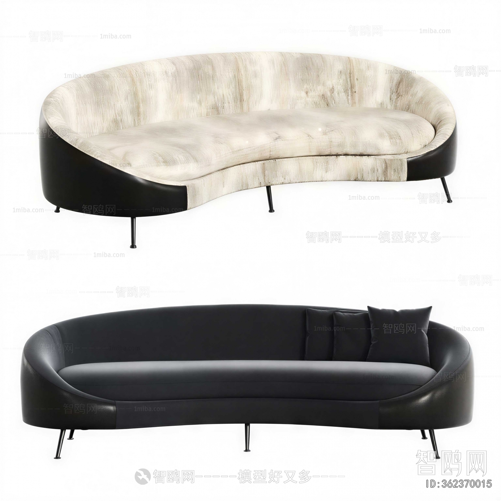 Modern Curved Sofa
