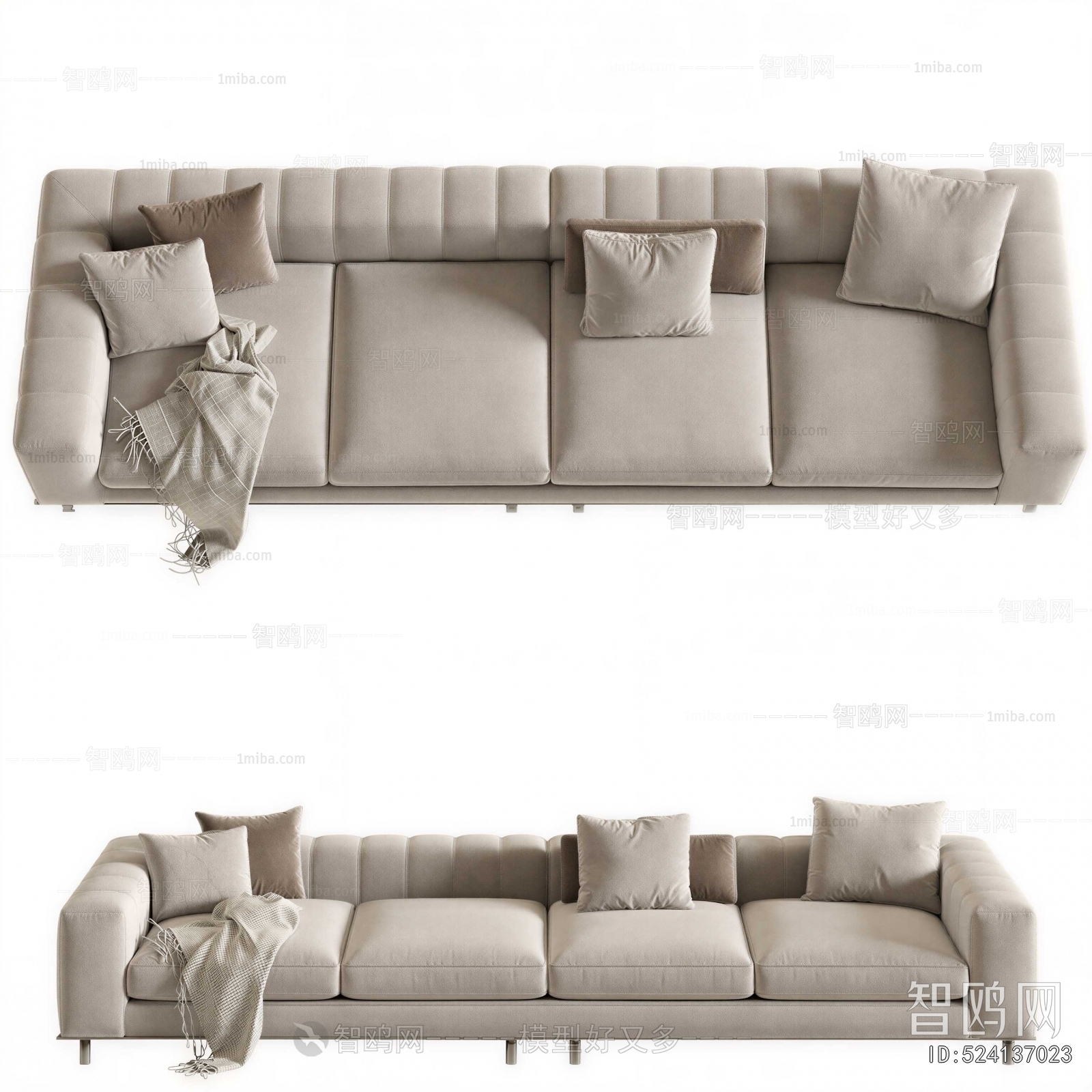 Modern Multi Person Sofa