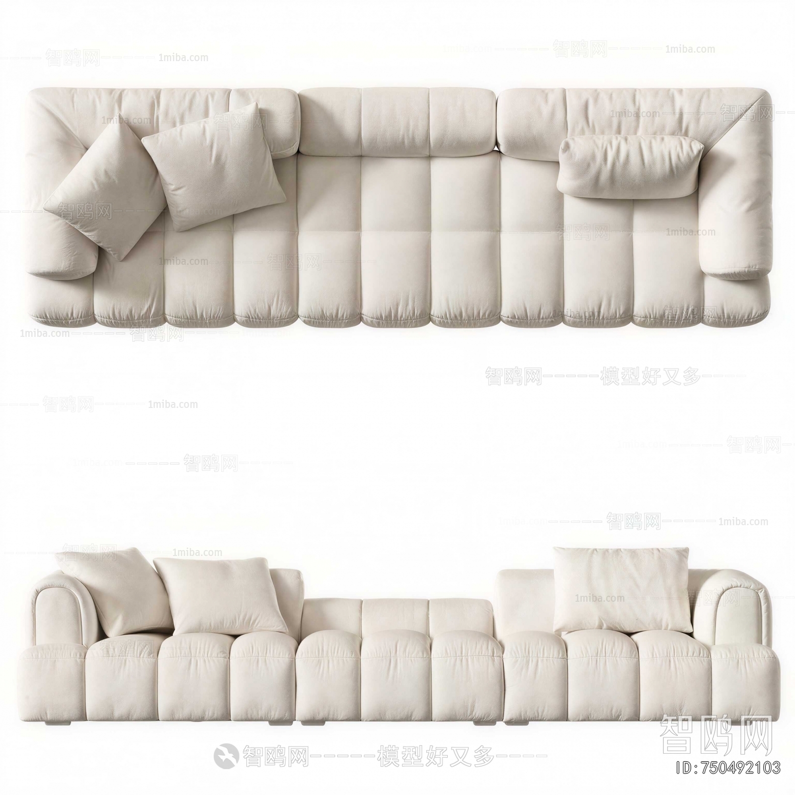 Modern Three-seat Sofa