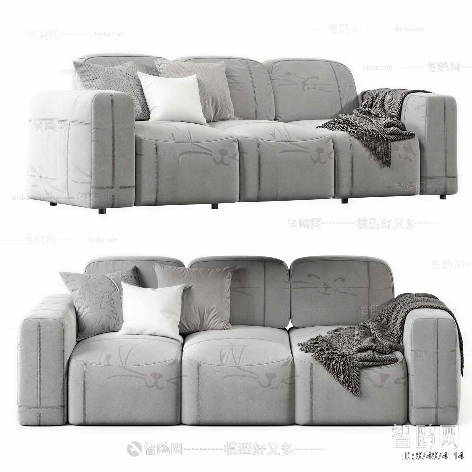 Modern Three-seat Sofa