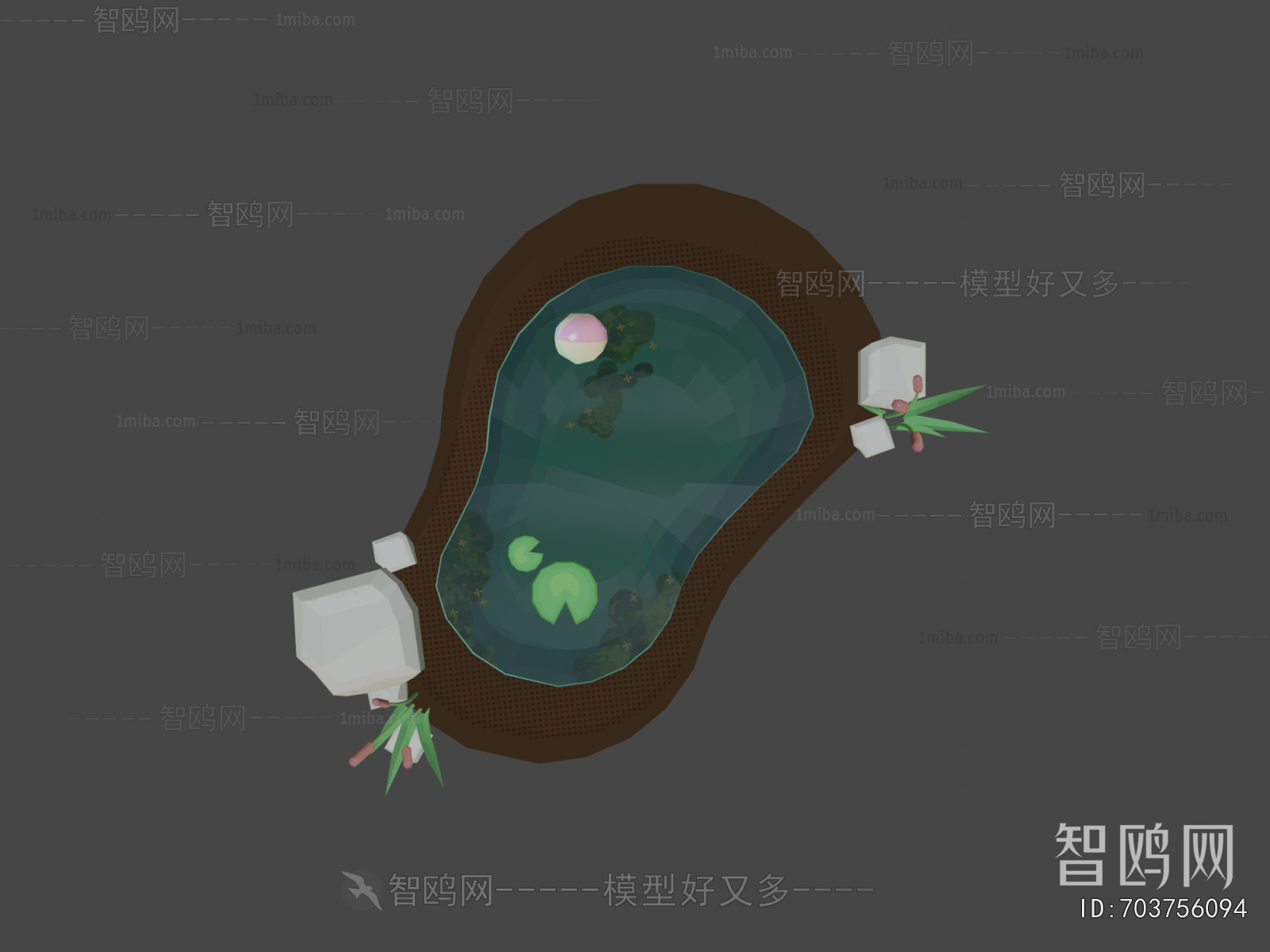 Modern Rockery Waterscape