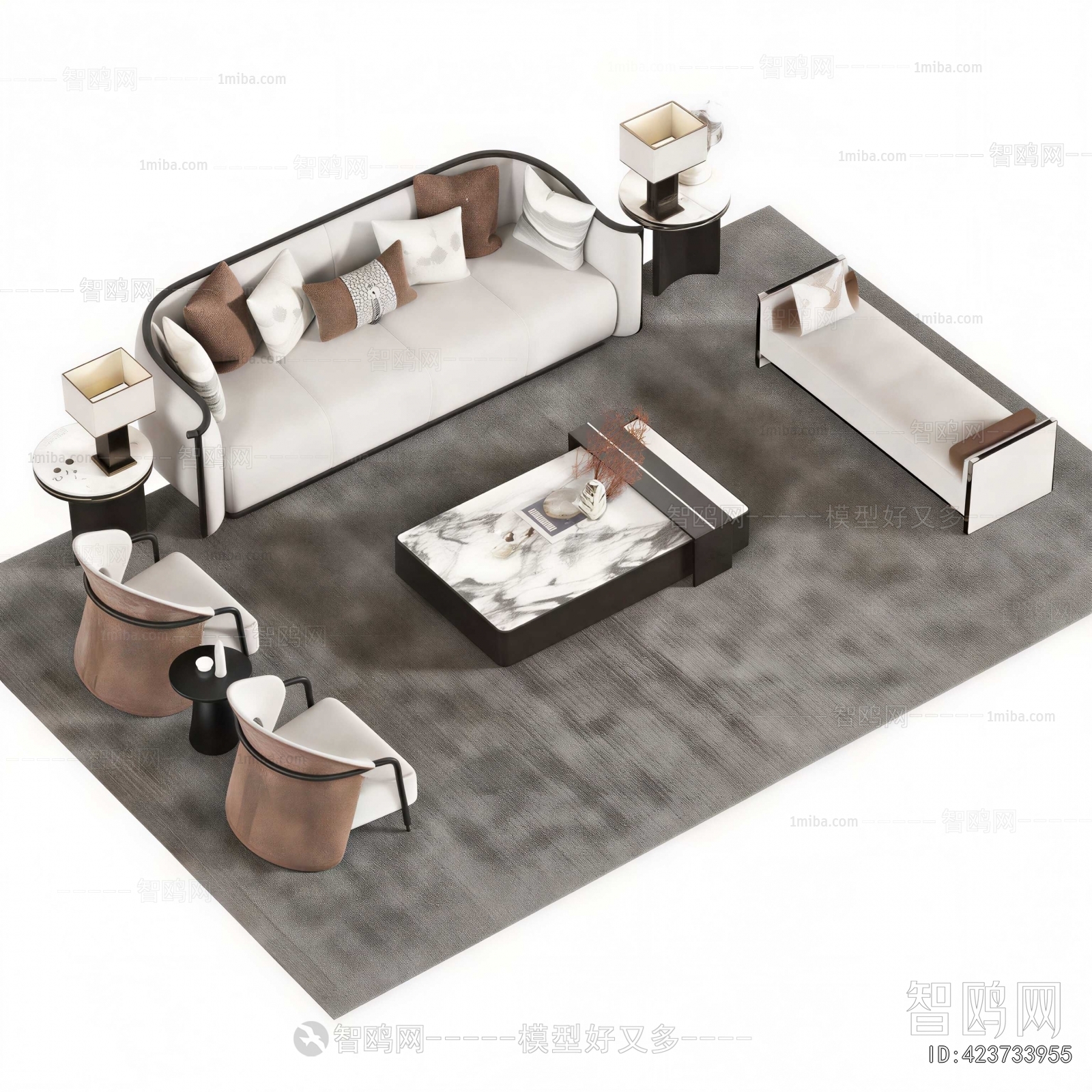 New Chinese Style Sofa Combination