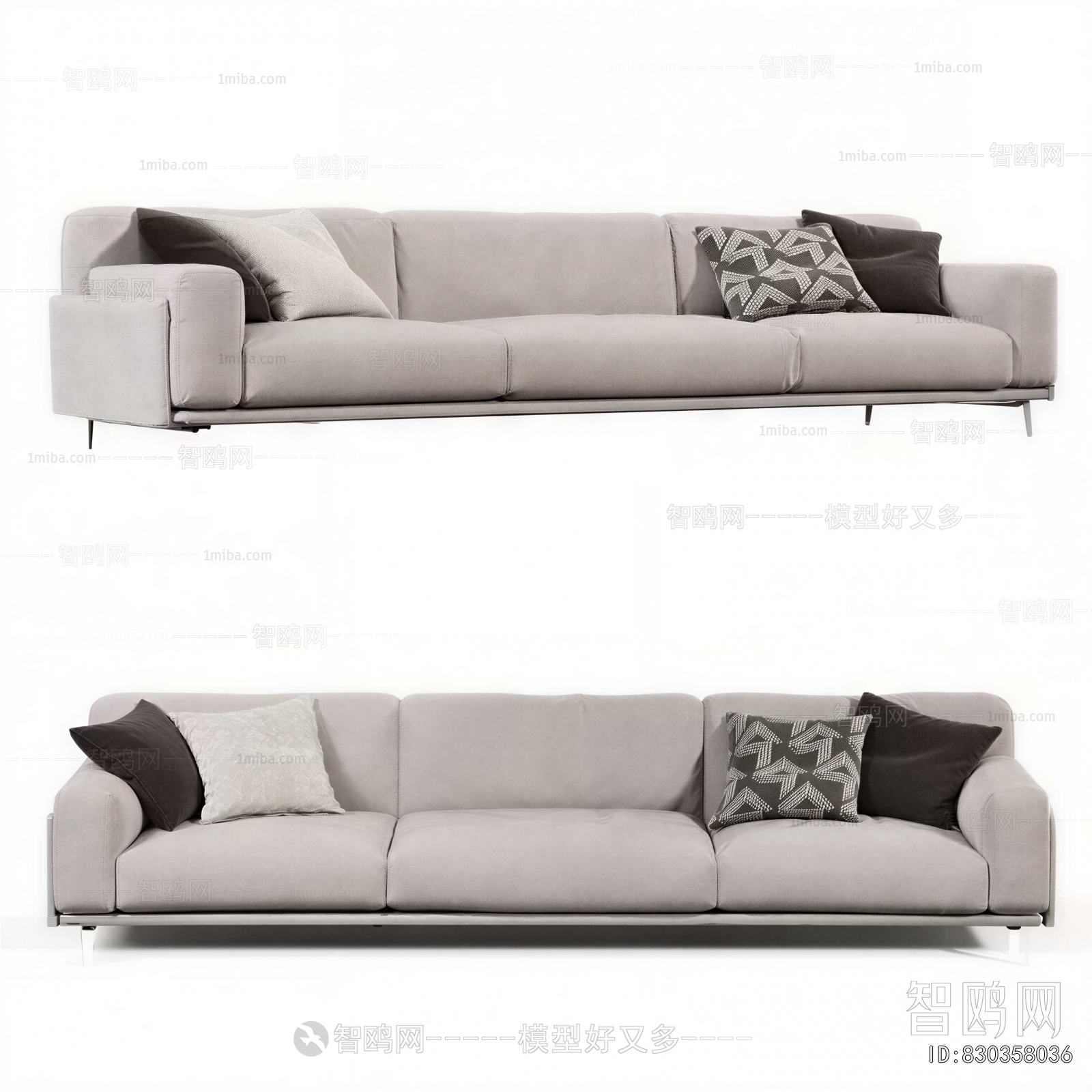 Modern Three-seat Sofa