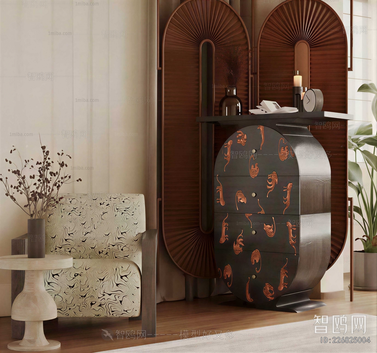 Modern Decorative Cabinet