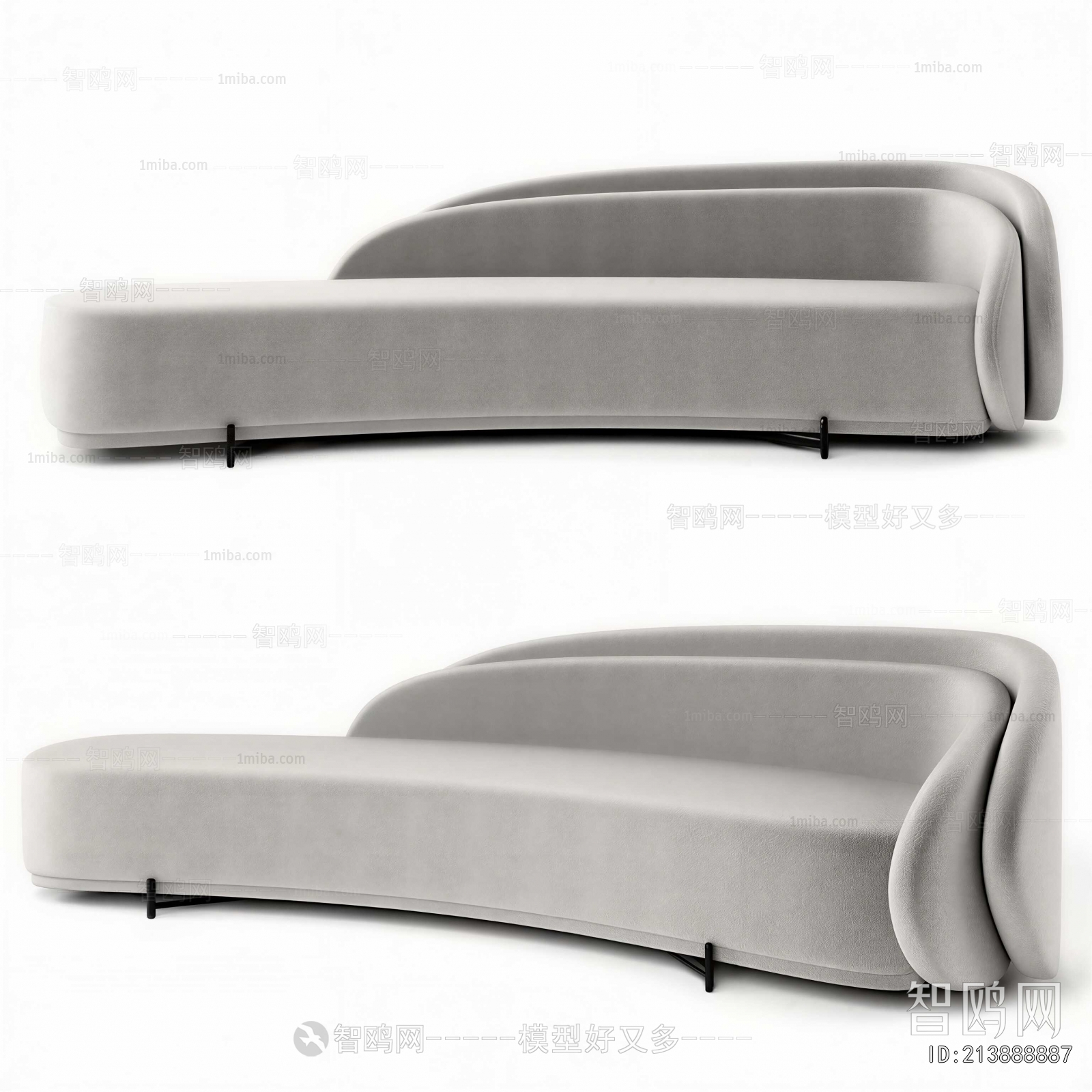 Modern Curved Sofa