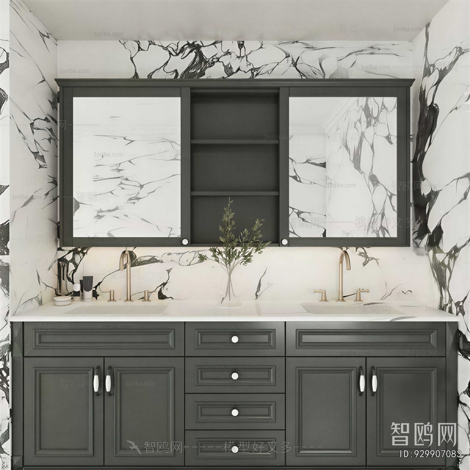 American Style Bathroom Cabinet