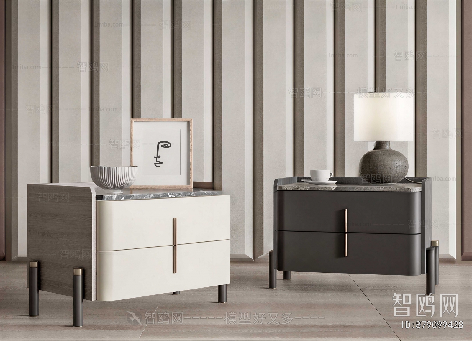 Modern Bedside Cupboard