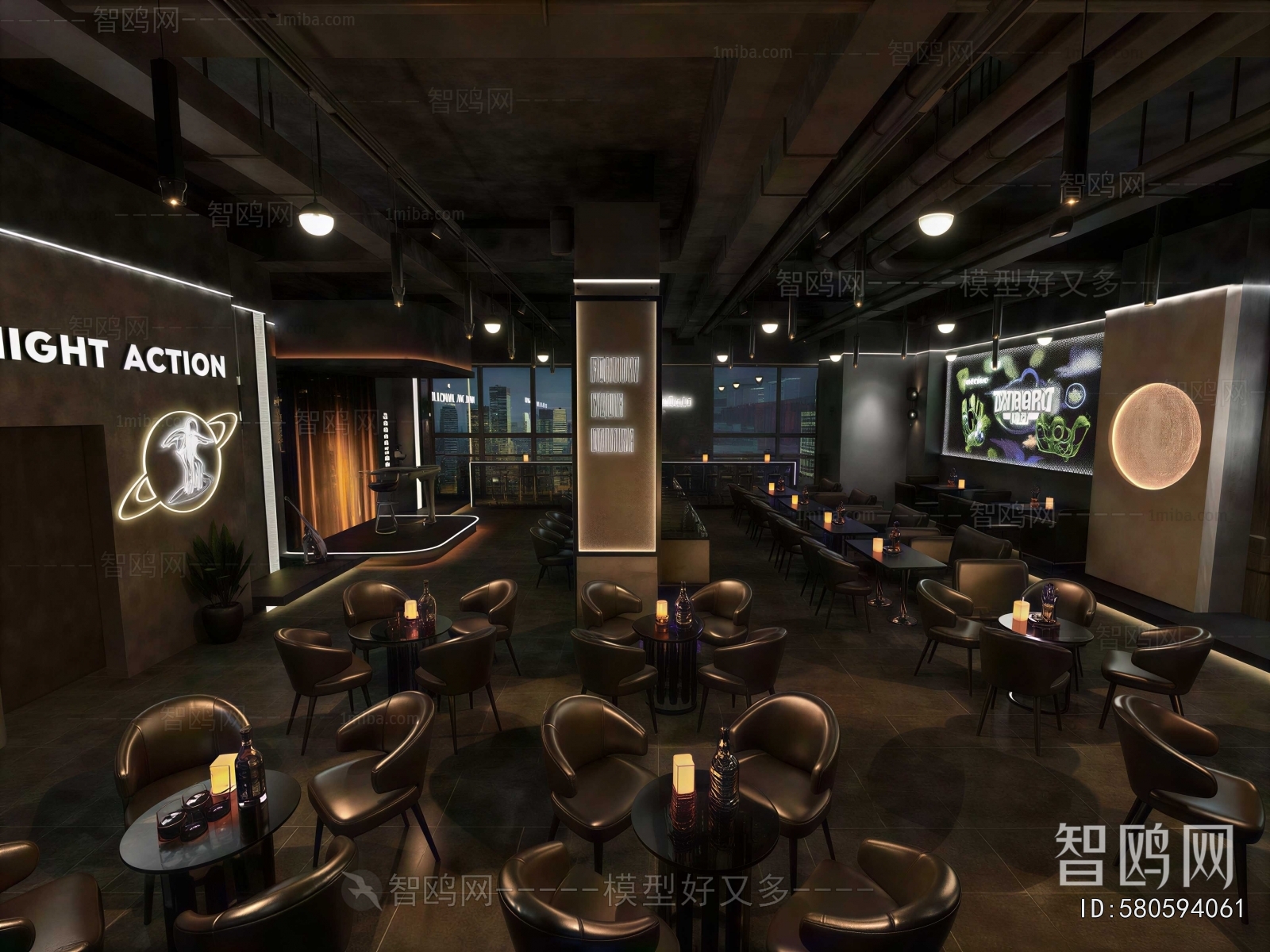 Industrial Style Bar