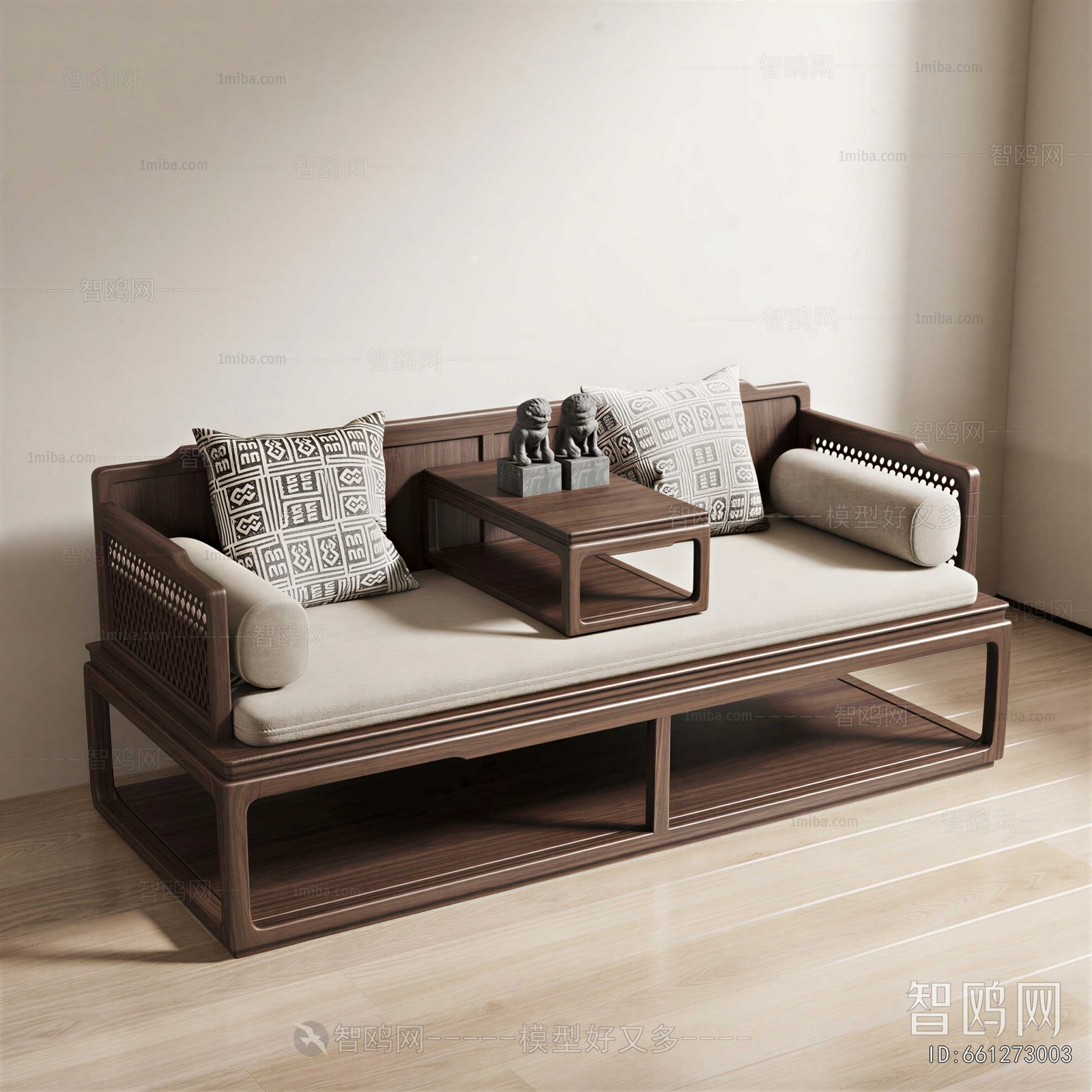 New Chinese Style Arhat Bed