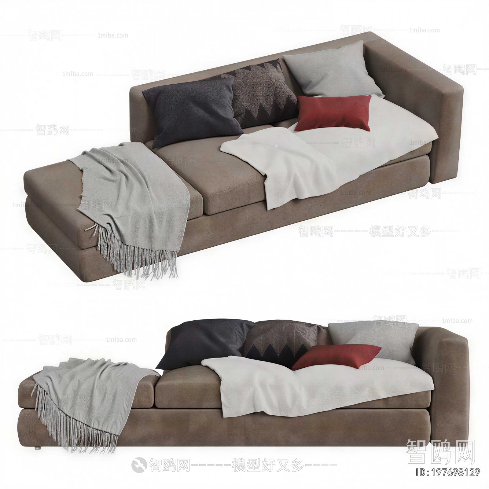 Modern Three-seat Sofa
